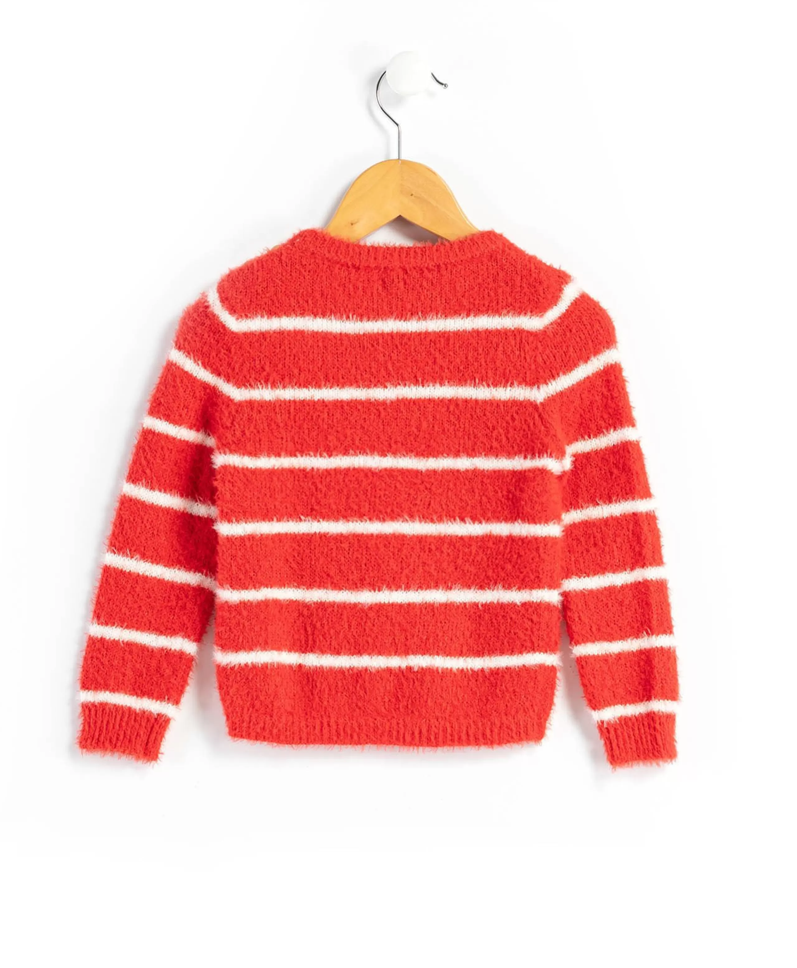 PULL ROUGE FRAISE KARINA*Terre de Marins Best Sale