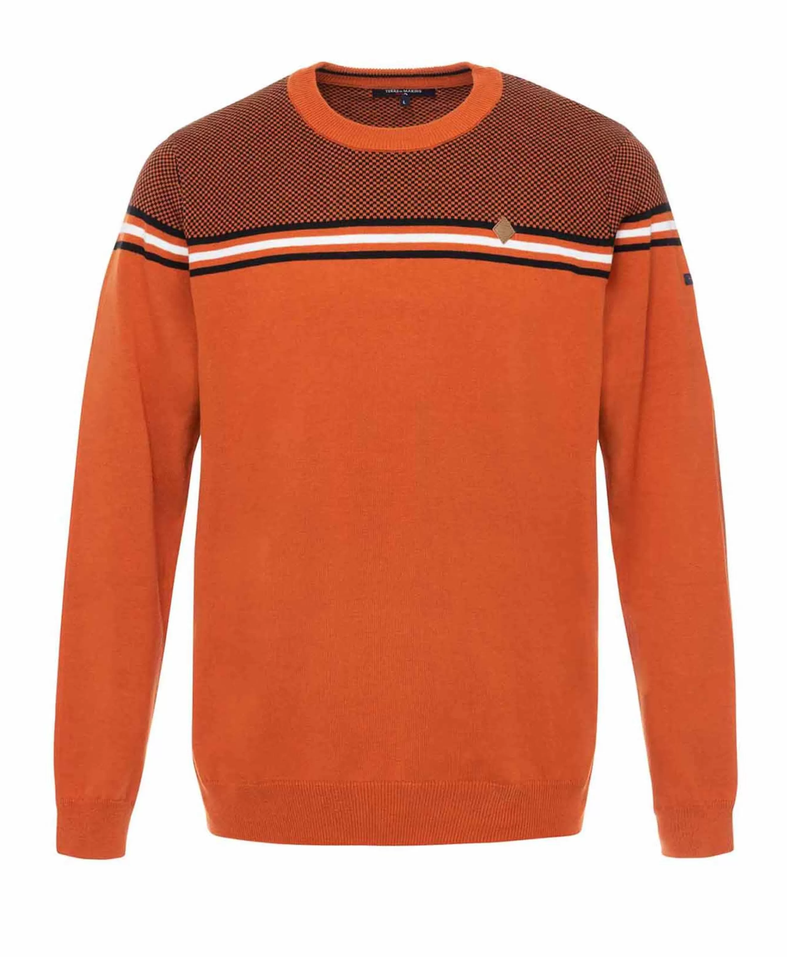 PULL ROUILLE HANSEN*Terre de Marins Cheap