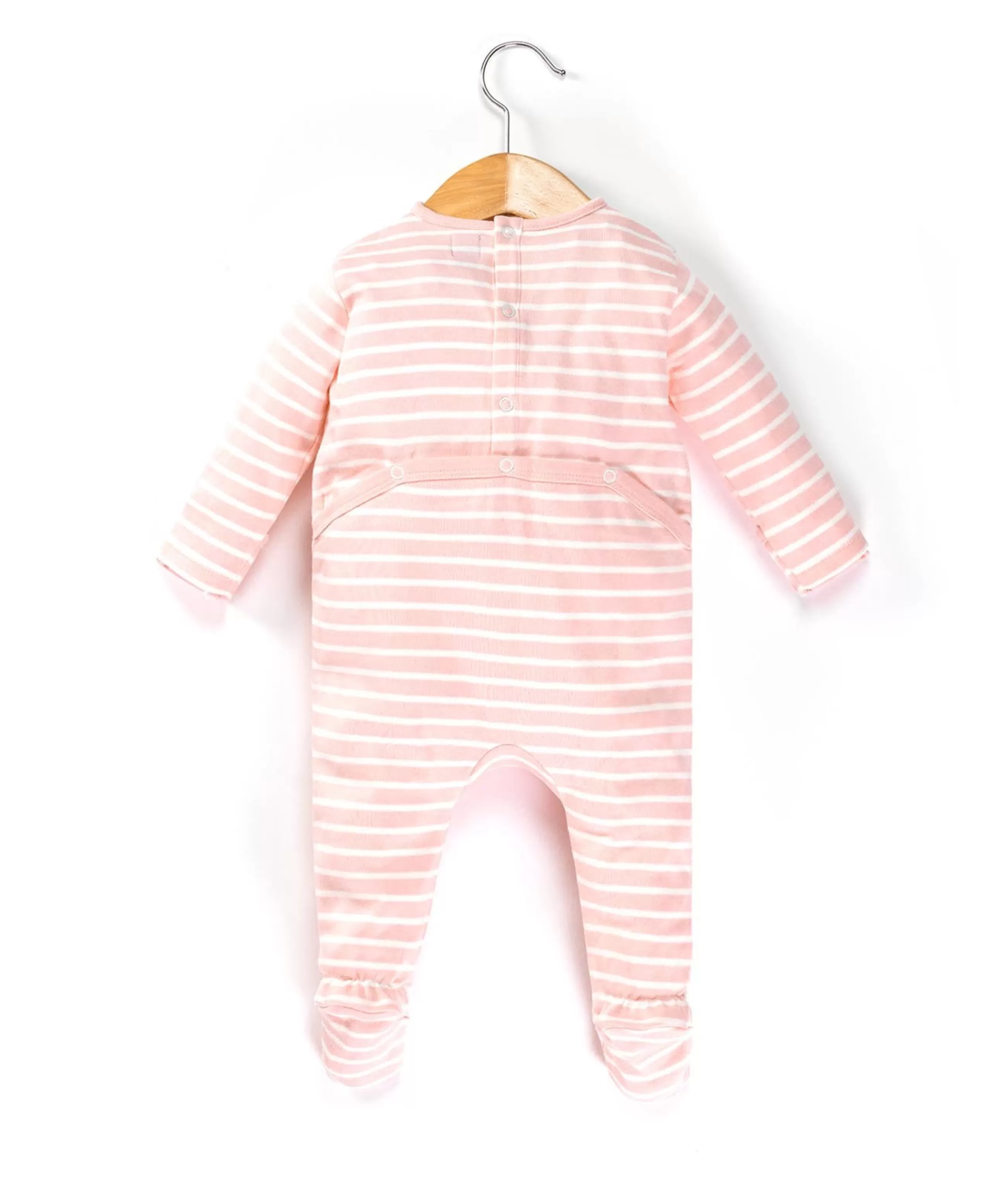 PYJAMA FOND ROSE RAYE NATUREL NYJAMA*Terre de Marins Best Sale