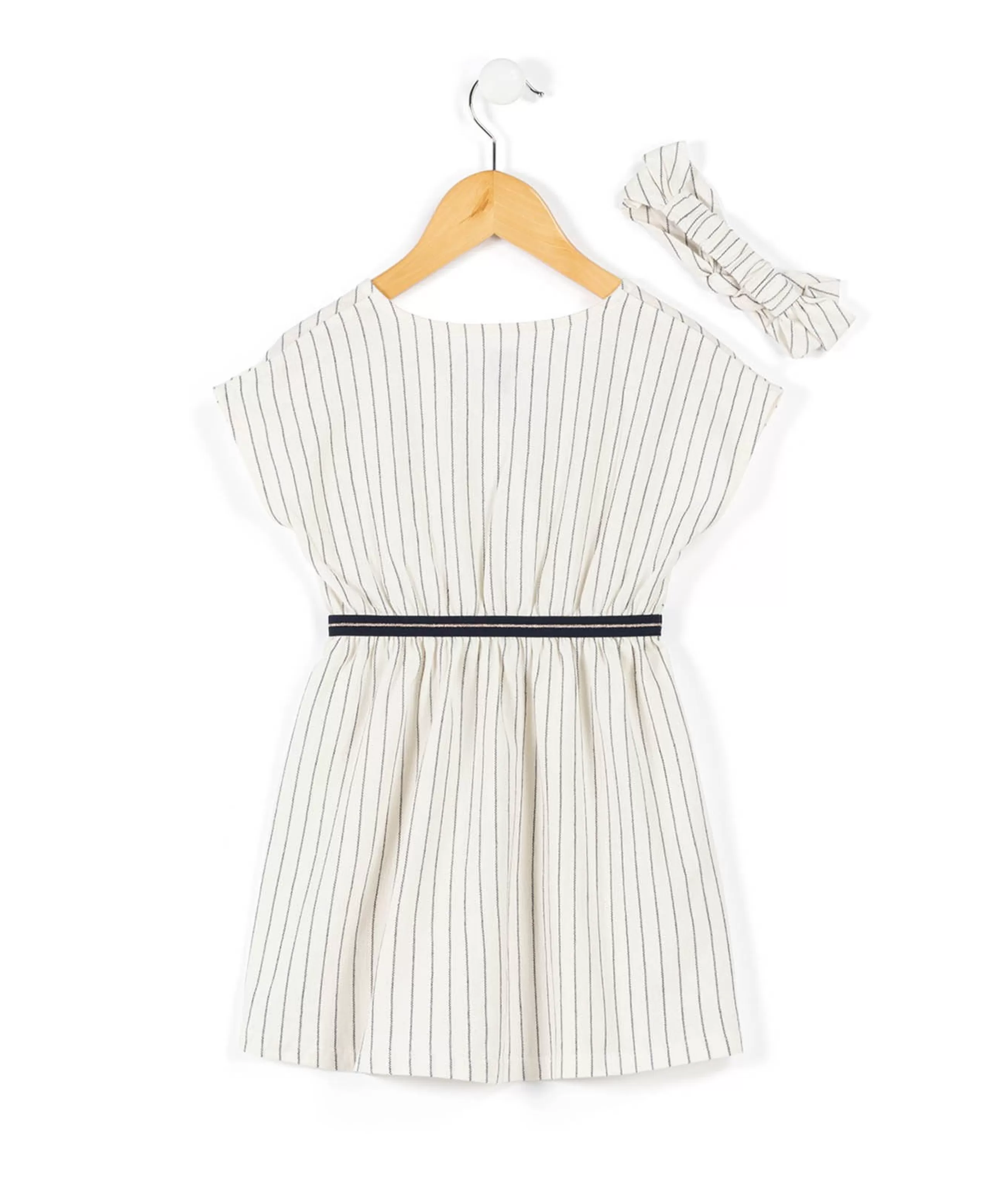ROBE + ACCESSOIRE FOND GREGE RAYE INDIGO CROBY*Terre de Marins Discount