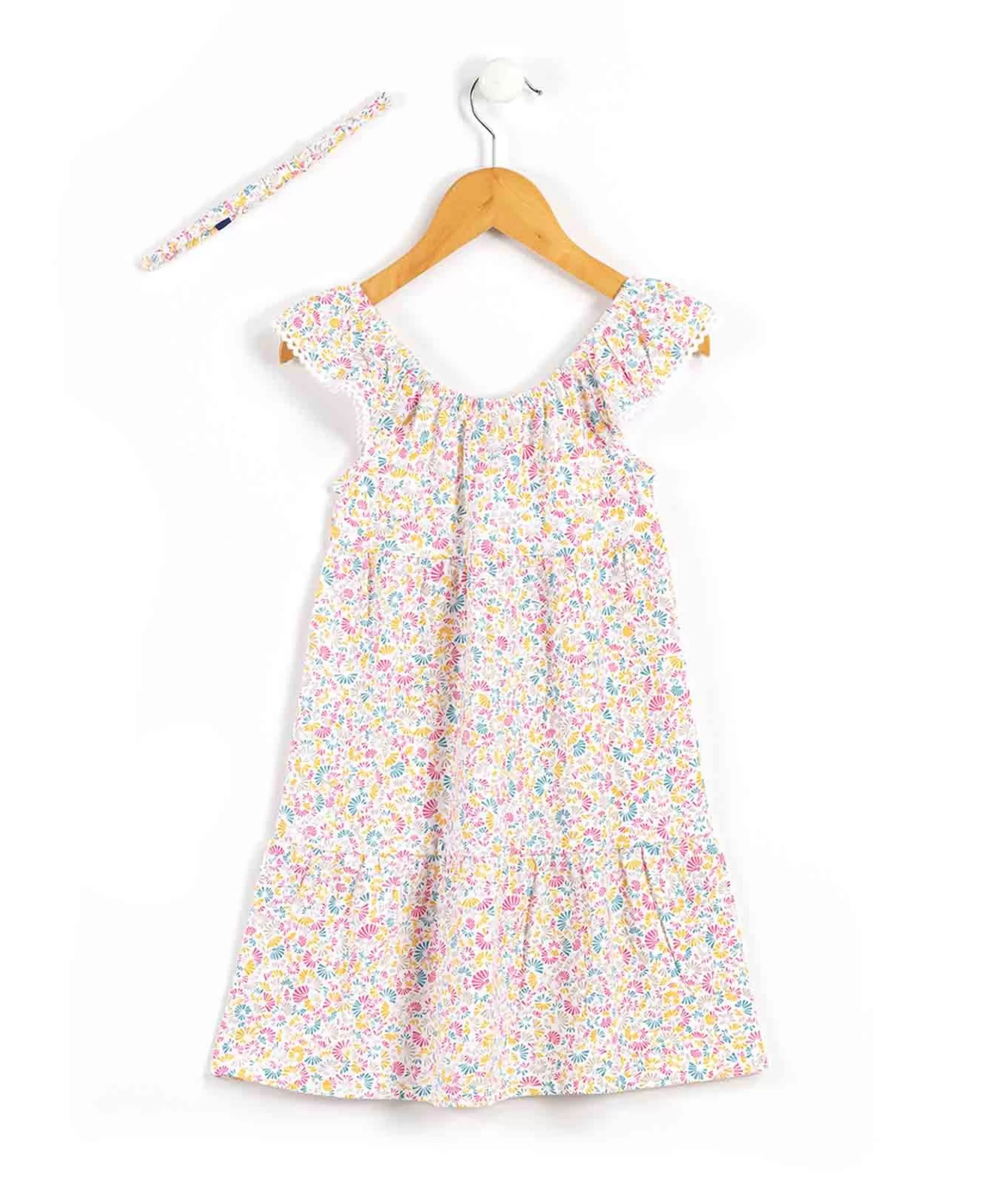 ROBE + ACCESSOIRE IMPRIME MULTICO ROBYNE*Terre de Marins Fashion