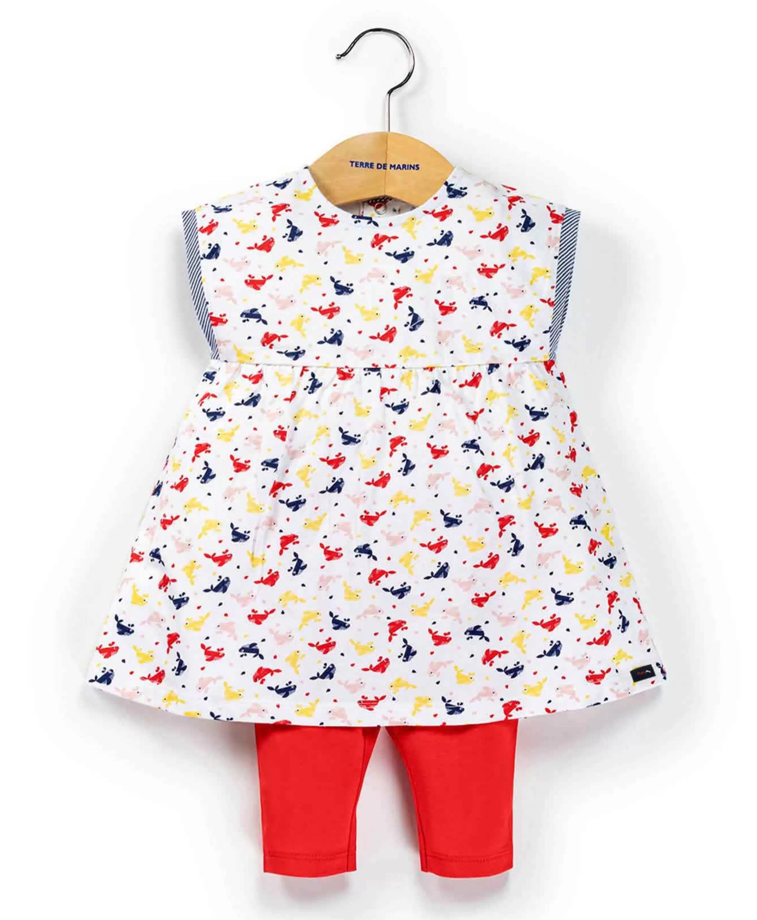 ROBE + BAS IMPRIME ROUBLA*Terre de Marins Fashion
