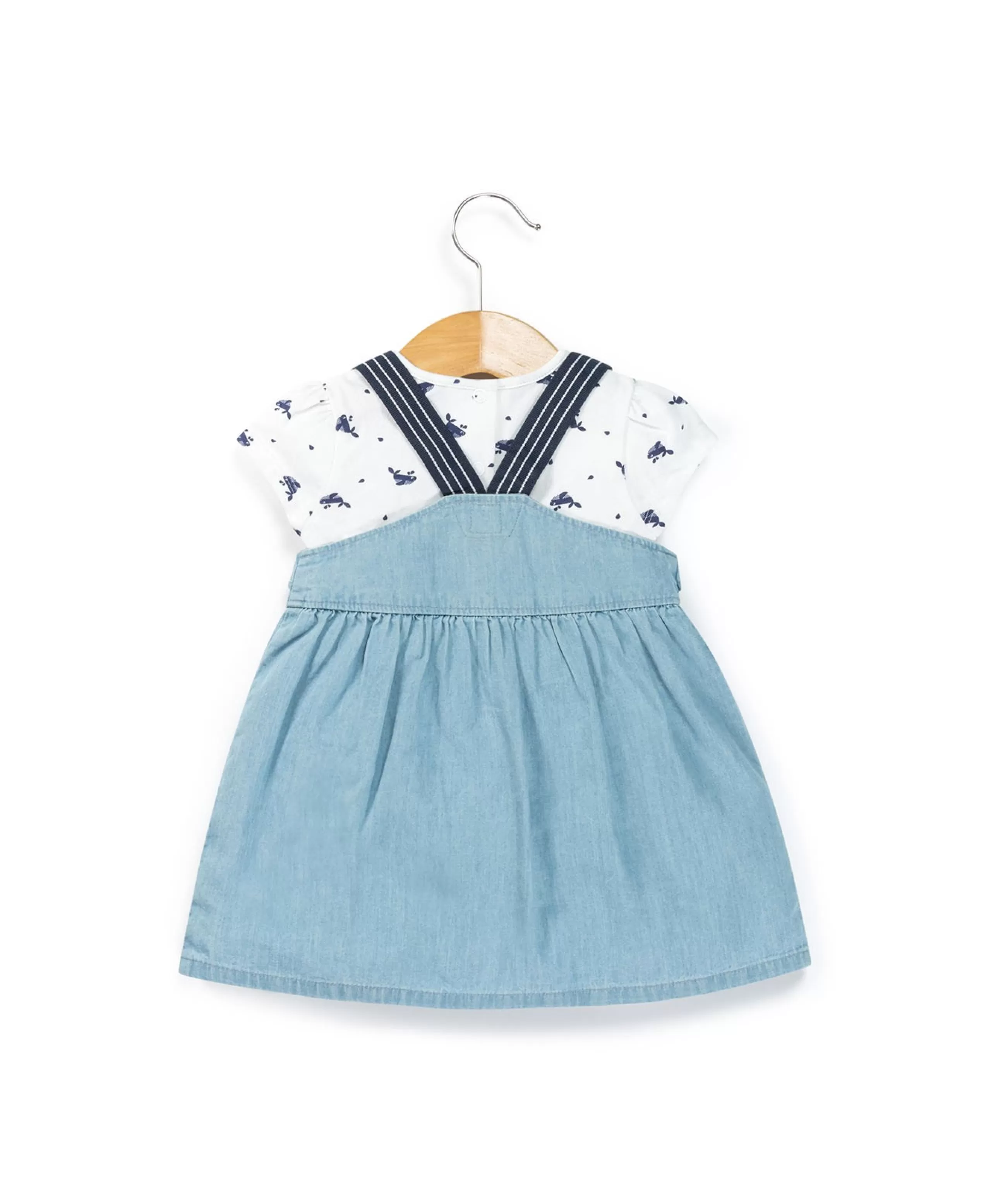 ROBE + HAUT DENIM CLAIR ROBY*Terre de Marins Store