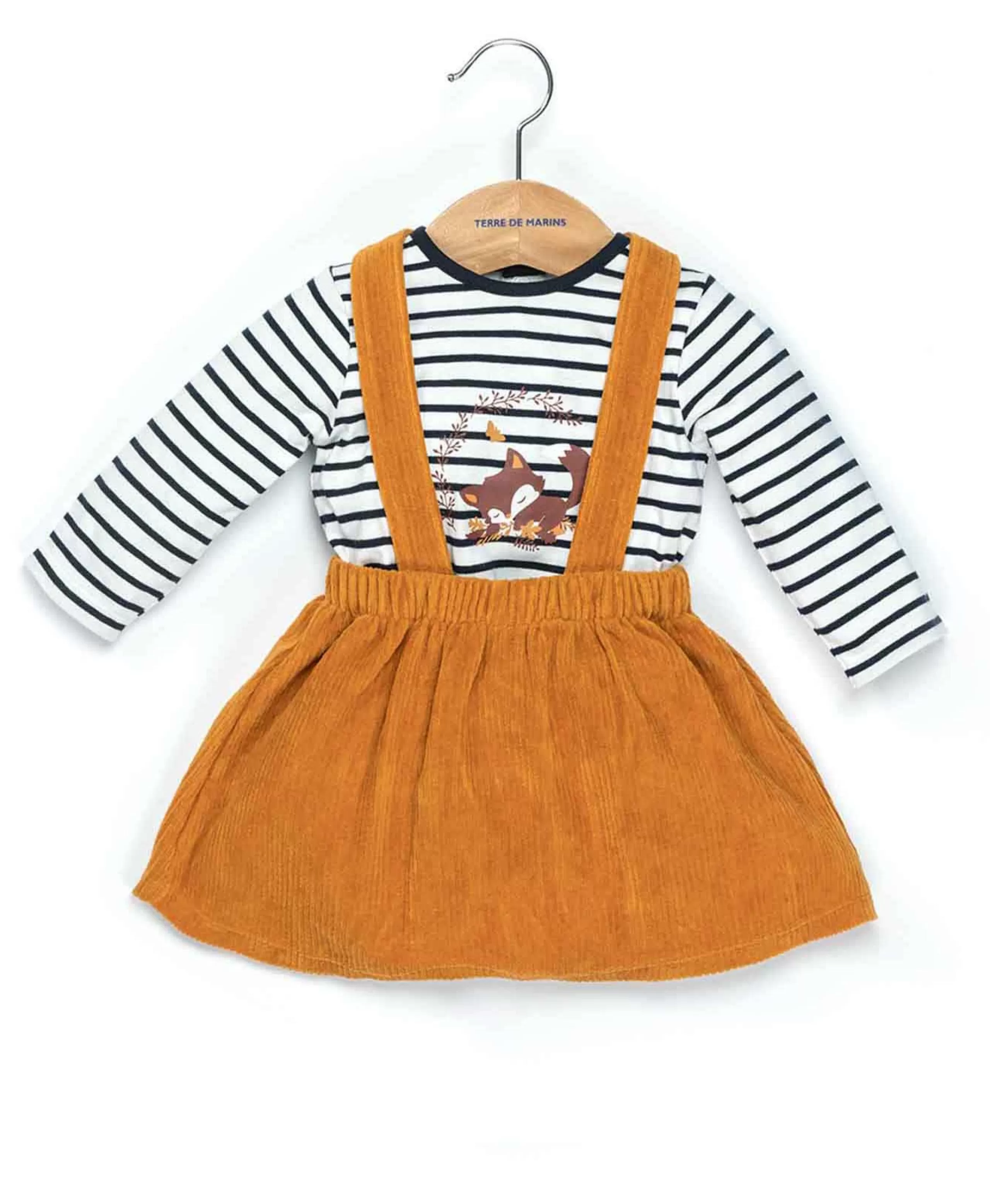 ROBE + HAUT JAUNE OCRE IROB*Terre de Marins Fashion
