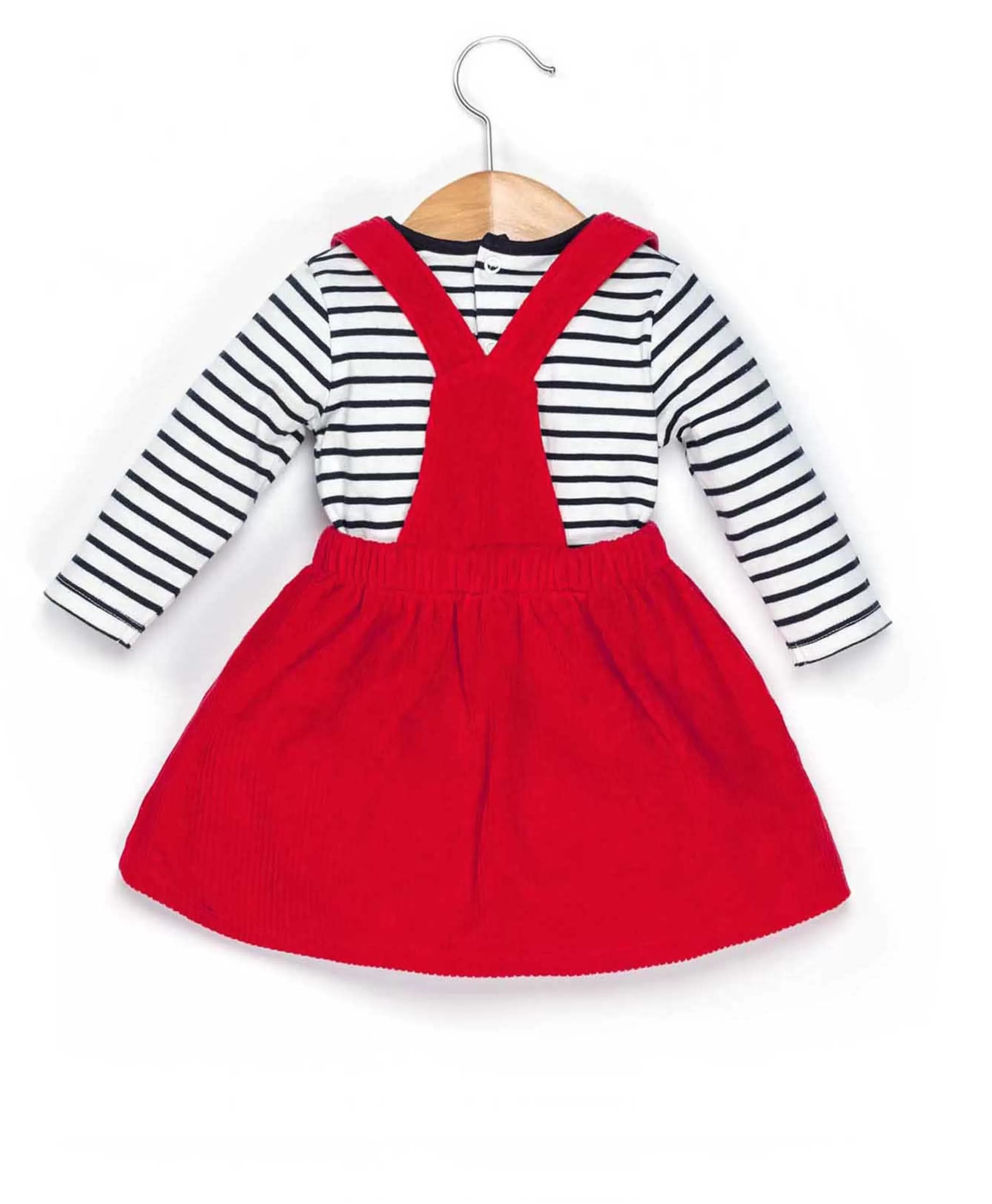 ROBE + HAUT ROUGE RUBIS IROB*Terre de Marins Online