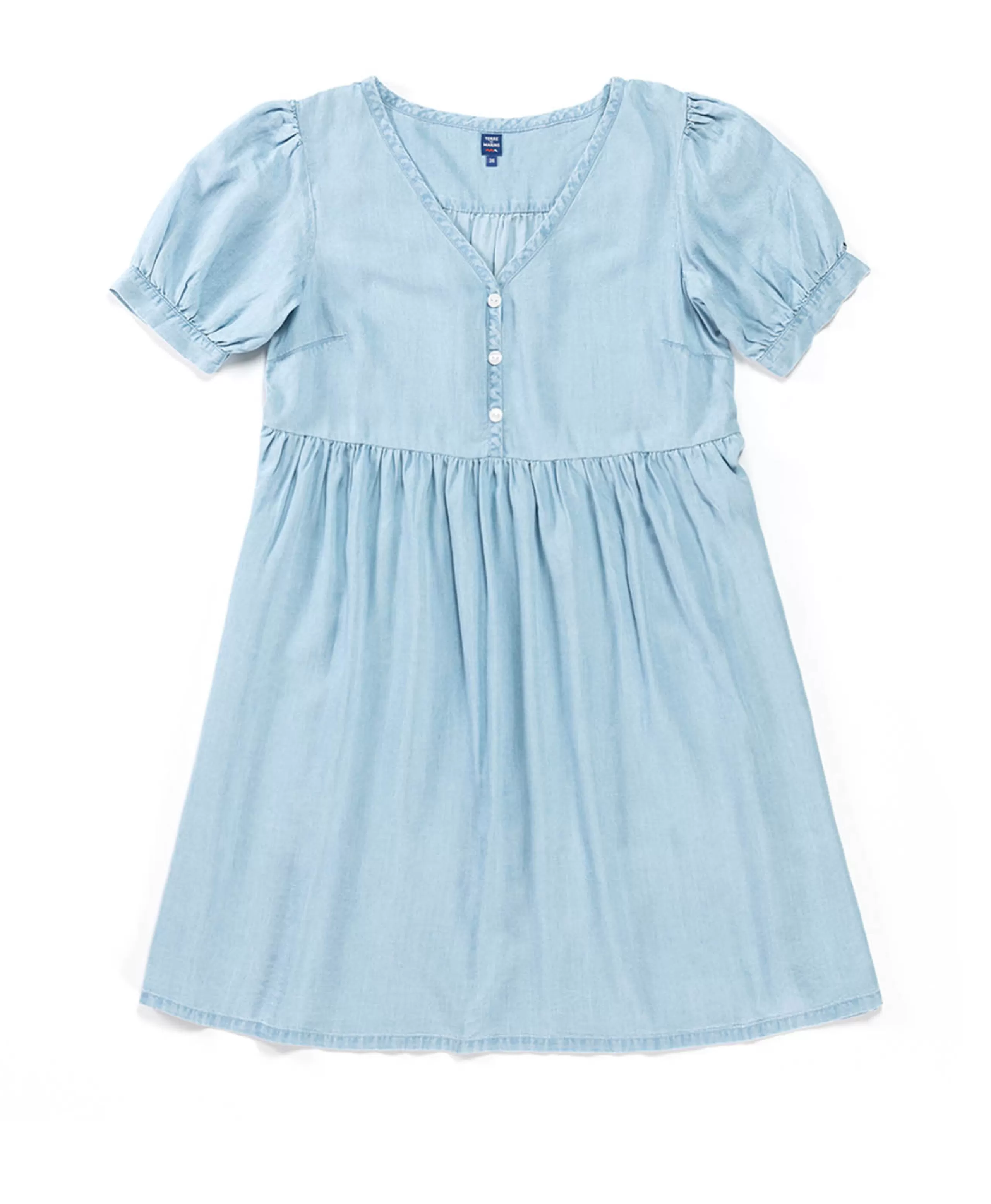 ROBE MC DENIM CLAIR PIRAN*Terre de Marins Clearance