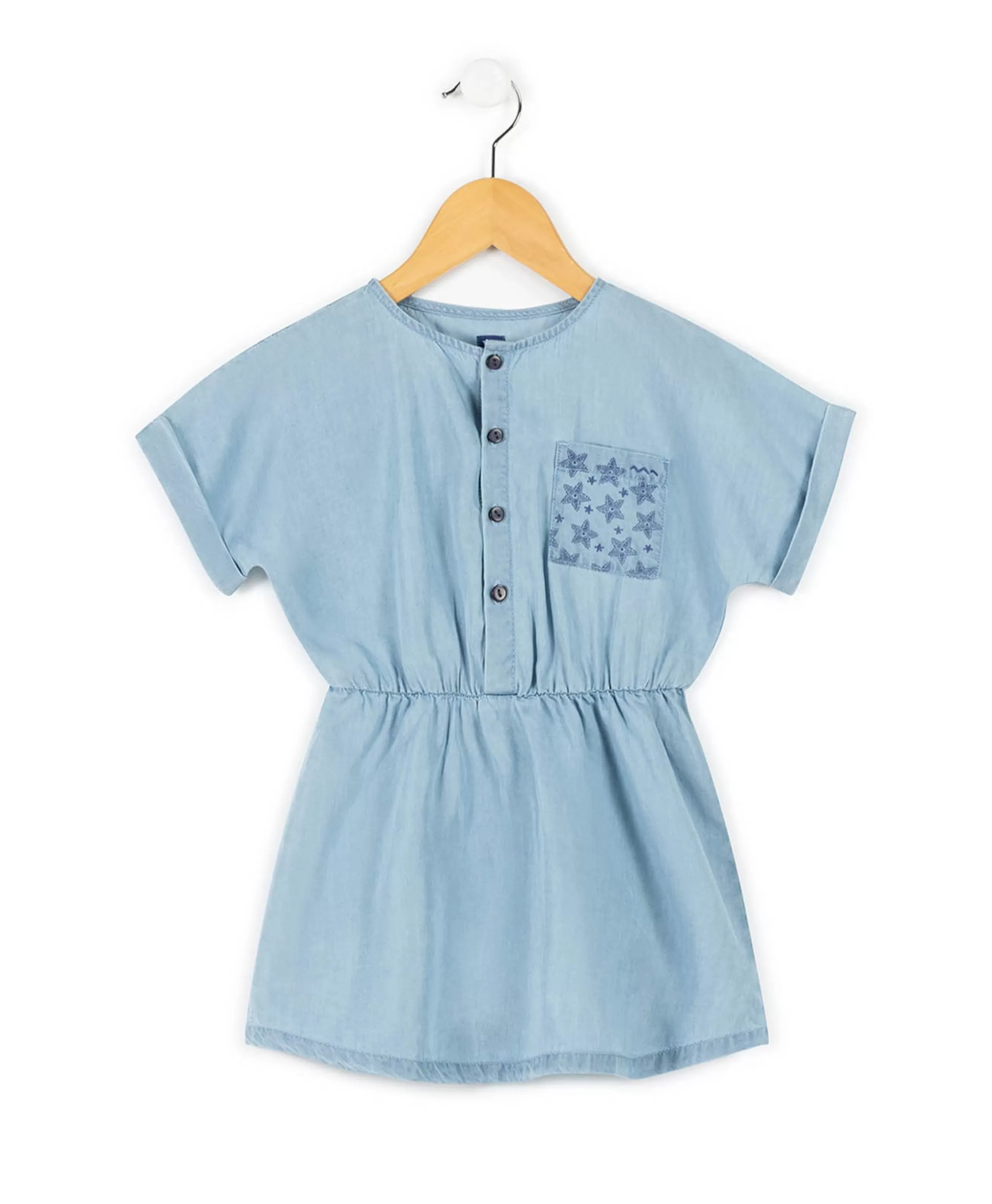 ROBE MC DENIM CLAIR POLINA*Terre de Marins Fashion