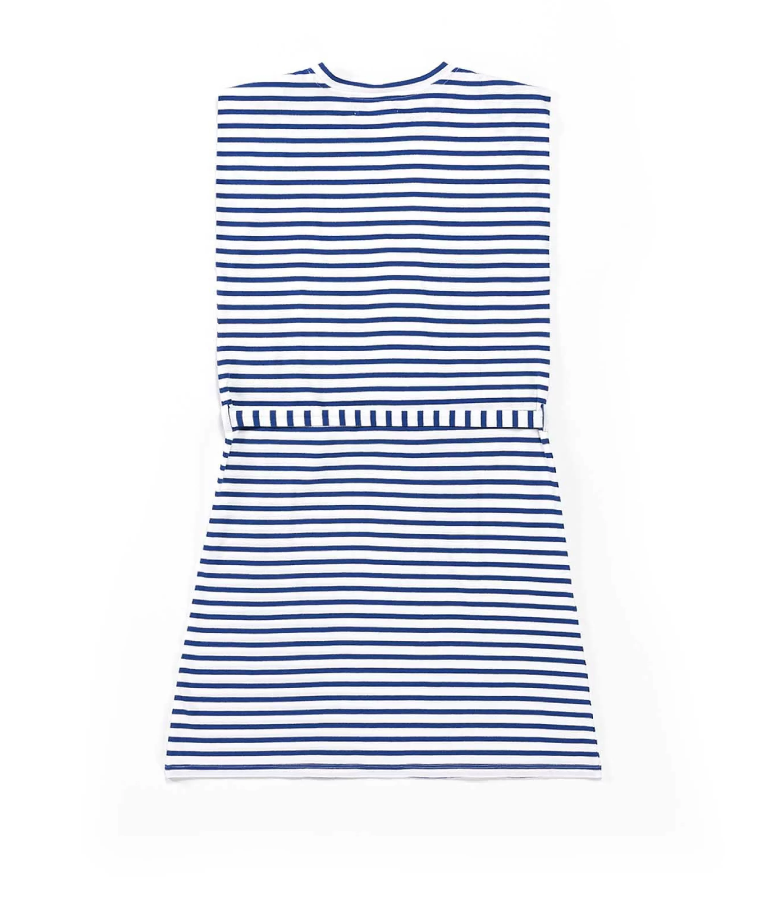 ROBE MC FOND GREGE RAYE BLEU RONRON*Terre de Marins Cheap