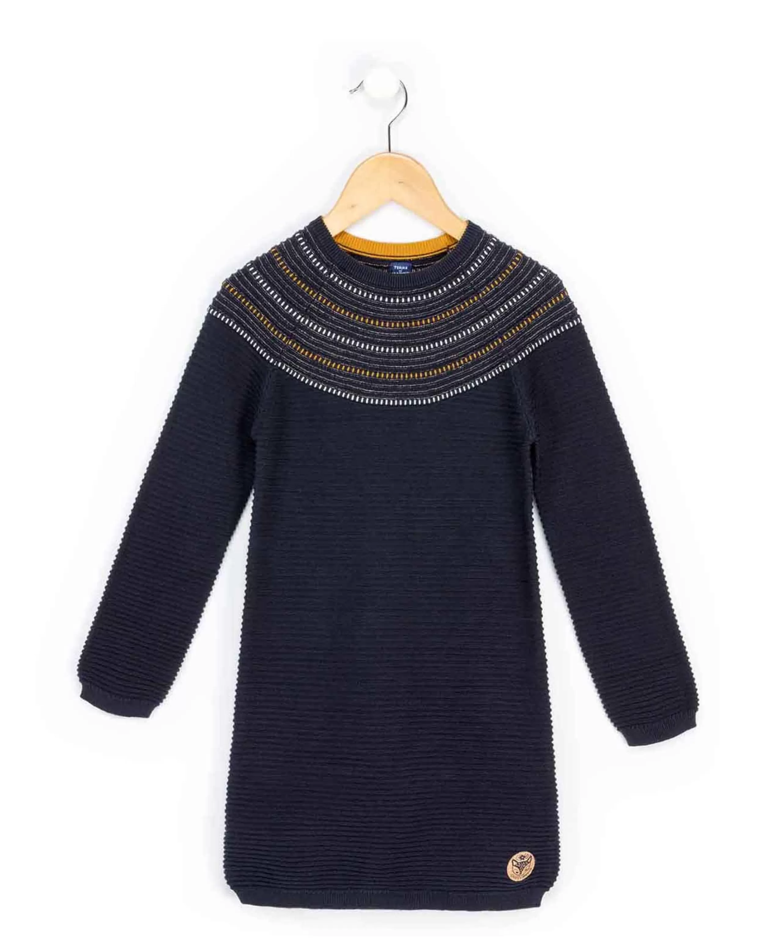 ROBE ML BLEU INDIGO CILANE*Terre de Marins Clearance