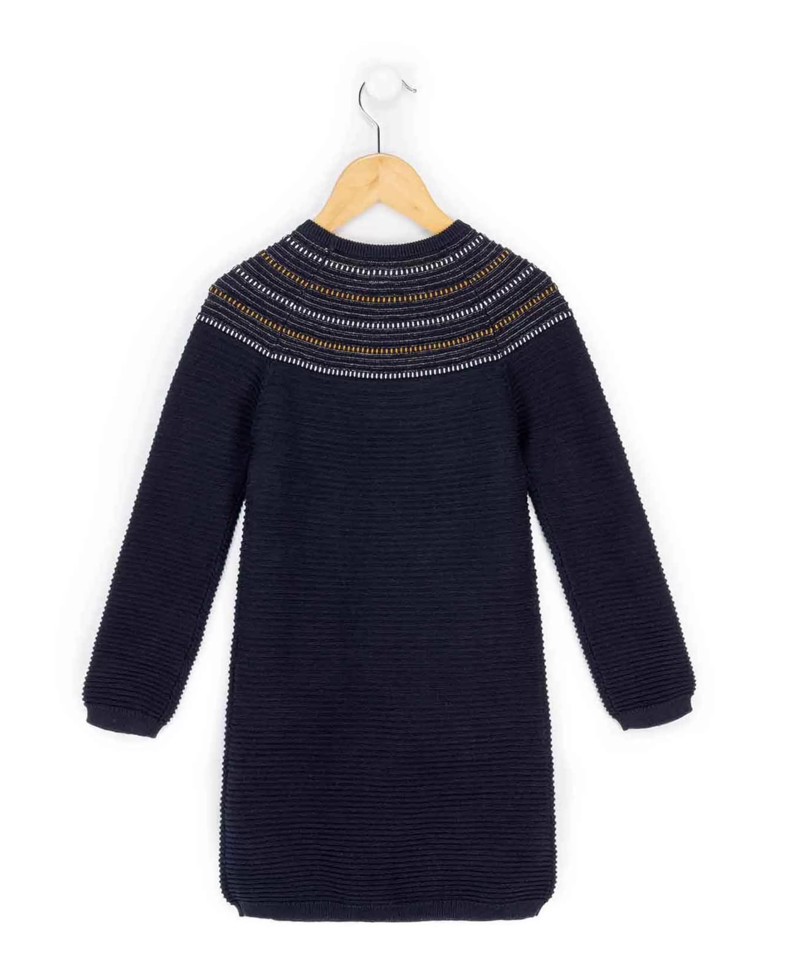 ROBE ML BLEU INDIGO CILANE*Terre de Marins Clearance