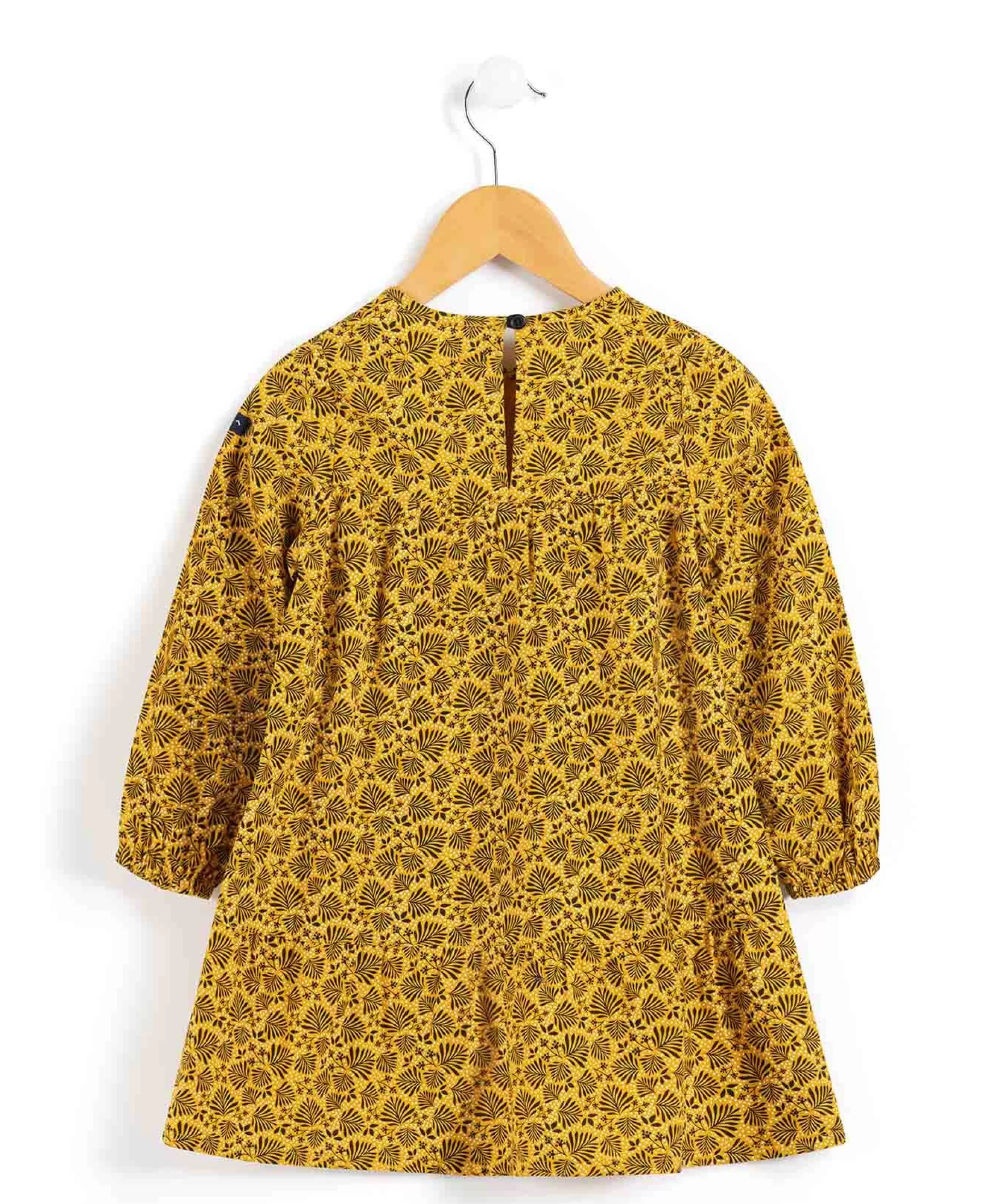 ROBE ML IMPRIME JAUNE OCRE RAVISO*Terre de Marins Flash Sale