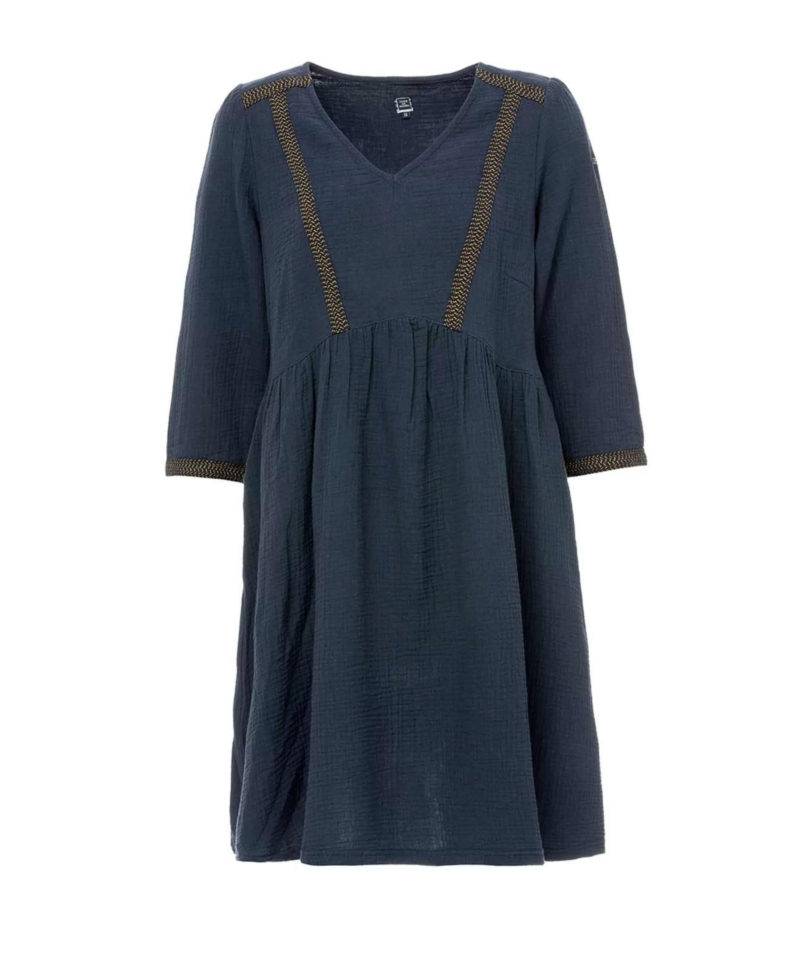 ROBE ML INDIGO VALINE*Terre de Marins Cheap