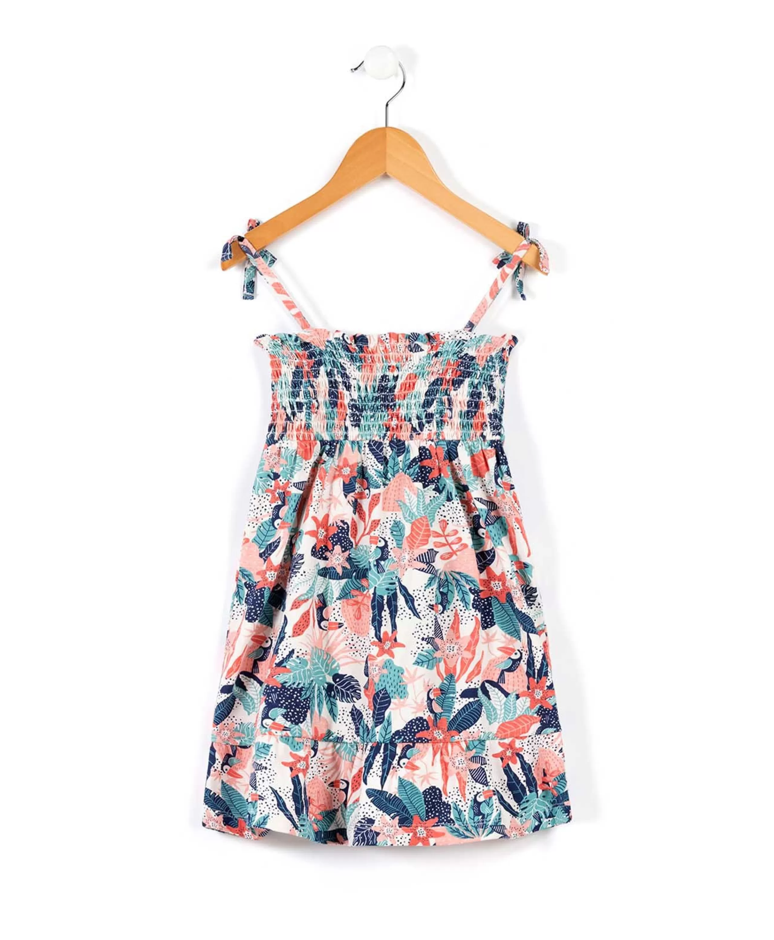 ROBE SsM IMPRIME FOND ROSE PARIYA*Terre de Marins Discount