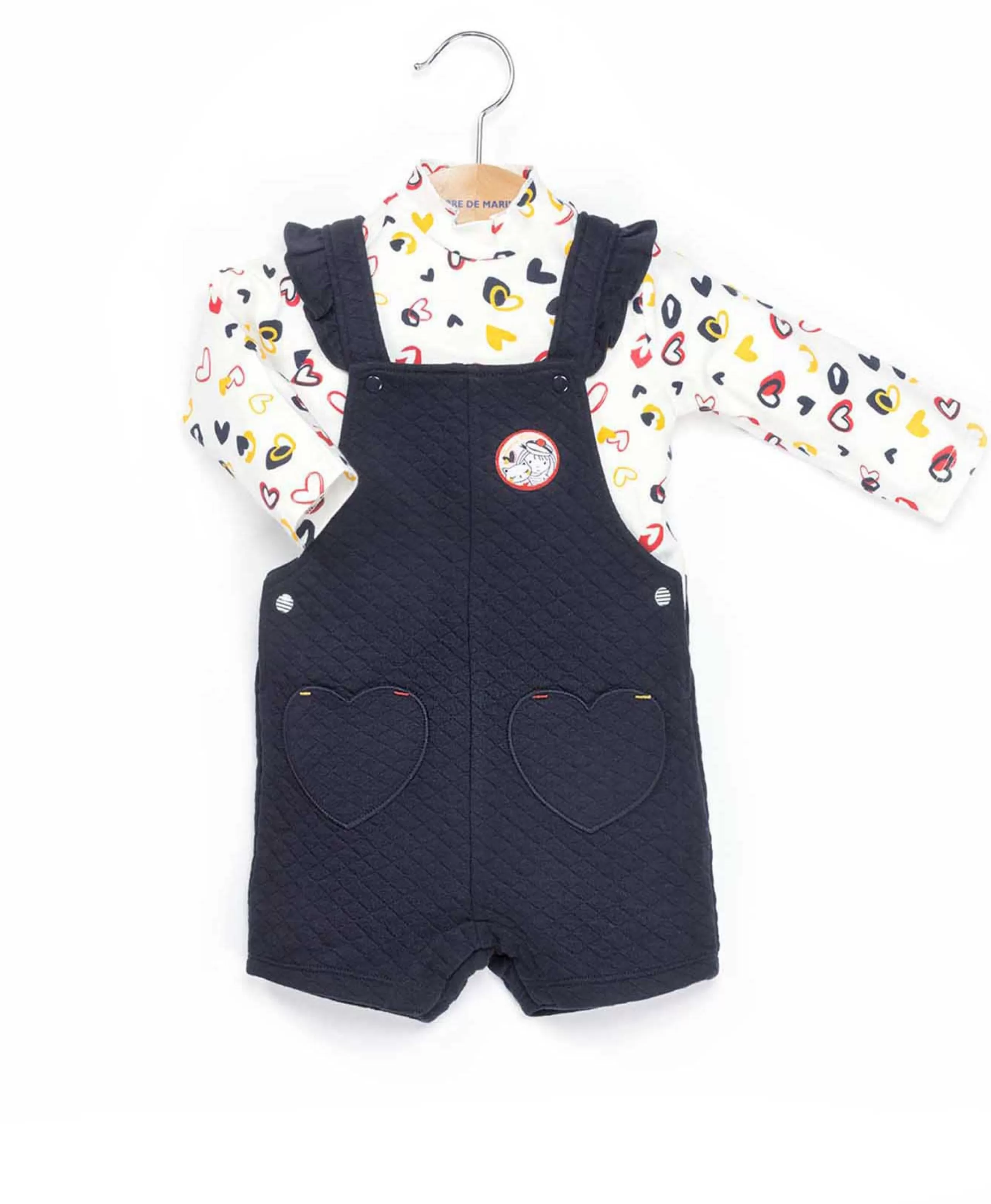 SALOPETTE COURTE + HAUT INDIGO ILIZIA*Terre de Marins Flash Sale