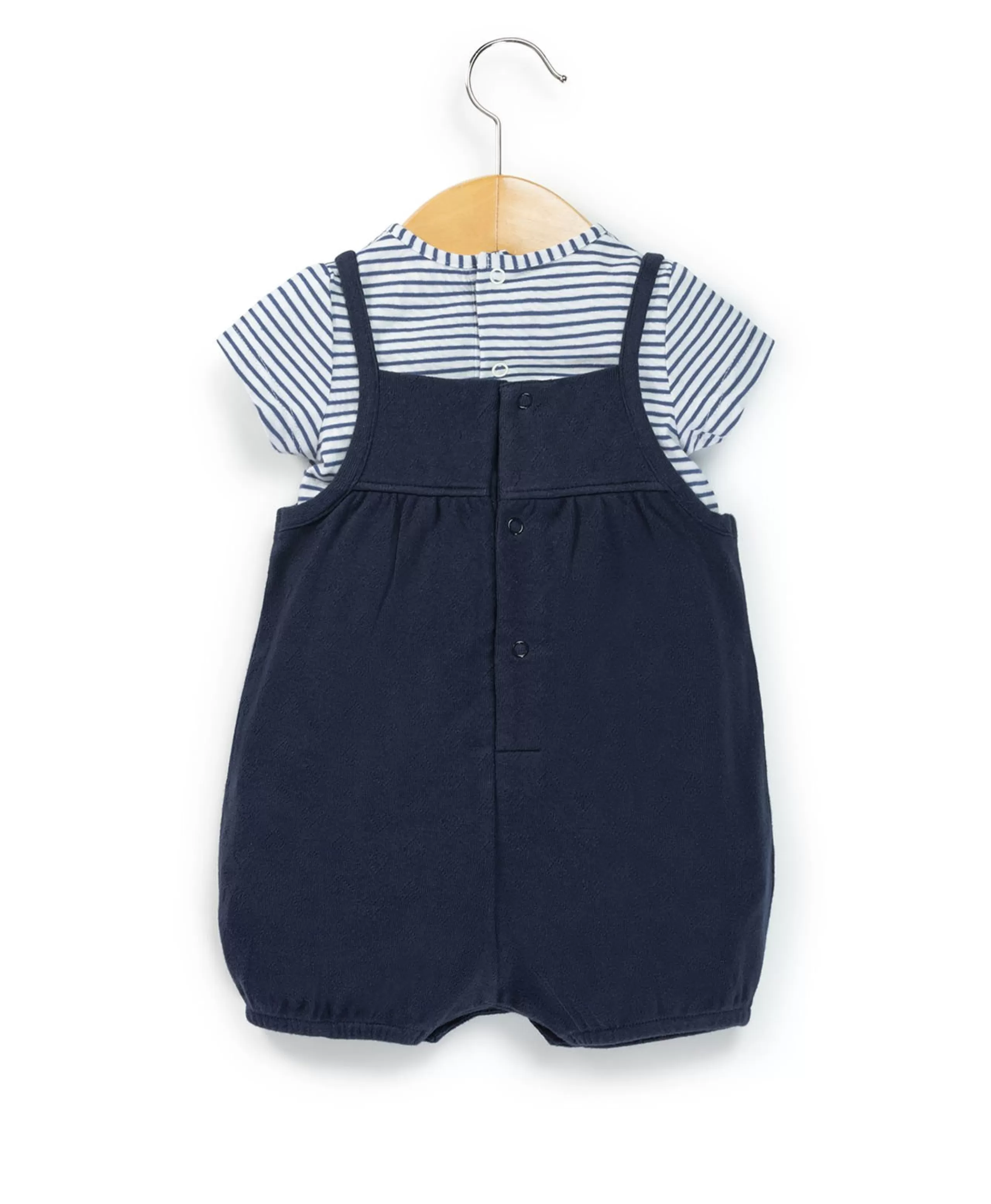 SALOPETTE COURTE + HAUT INDIGO RIVELA*Terre de Marins Best Sale