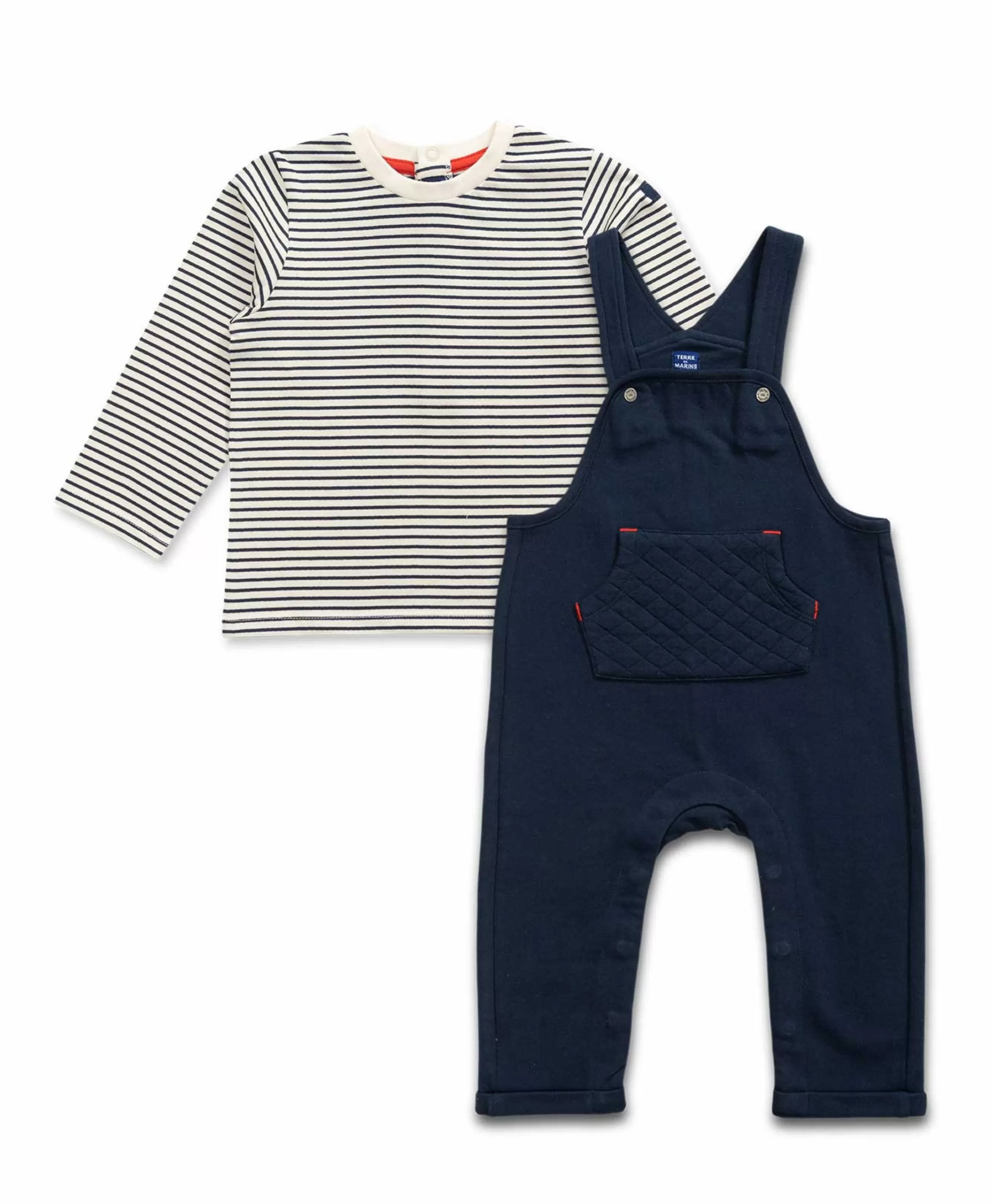 SALOPETTE LONGUE + HAUT INDIGO EGUS*Terre de Marins Store