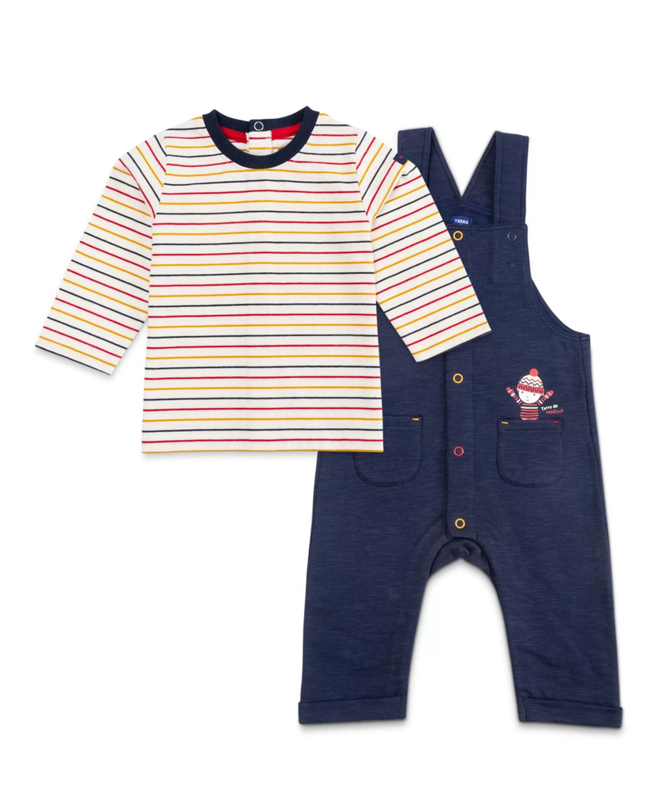 SALOPETTE LONGUE + HAUT INDIGO IZLOU*Terre de Marins Online