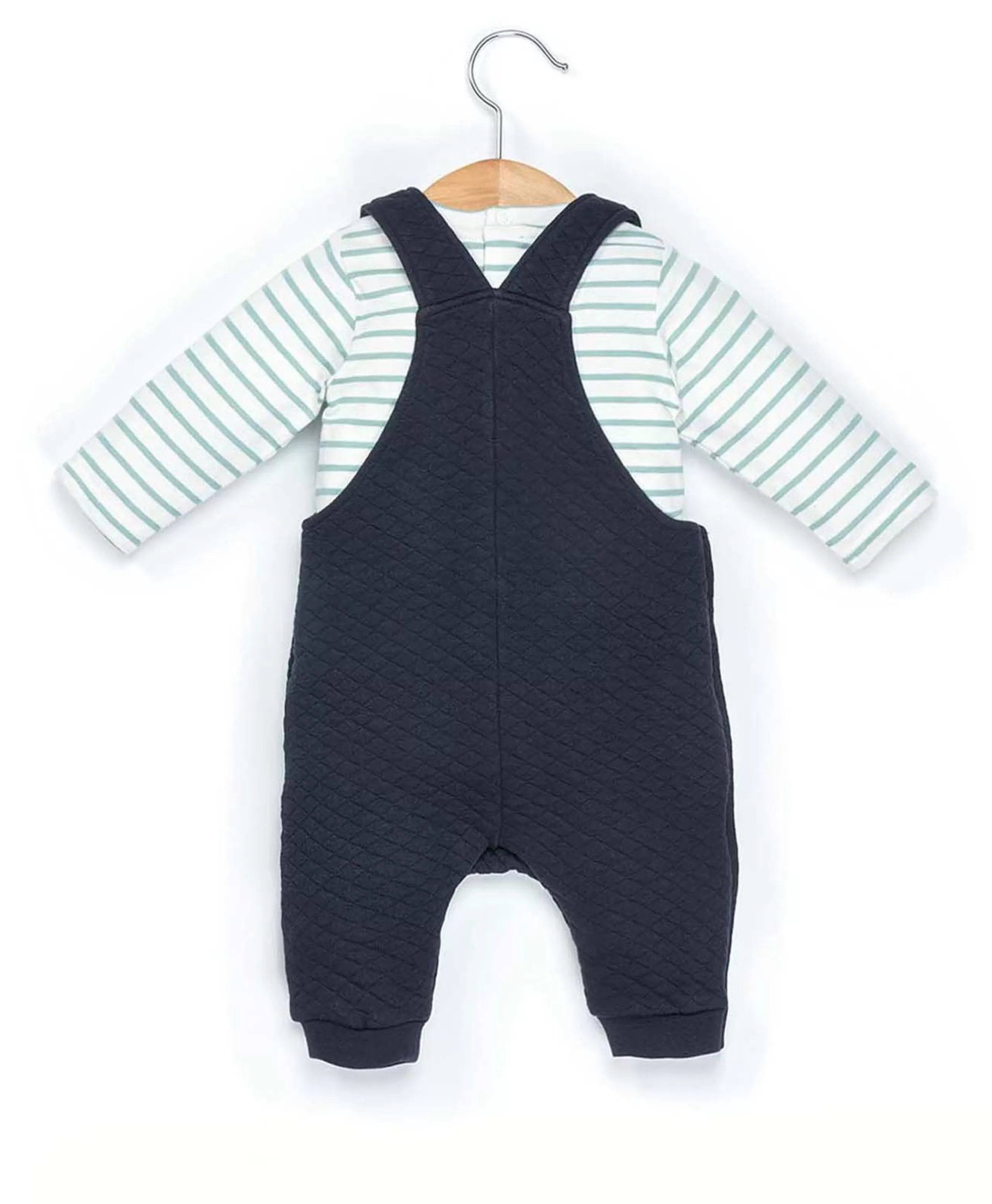 SALOPETTE LONGUE + HAUT INDIGO LOZOL*Terre de Marins Flash Sale