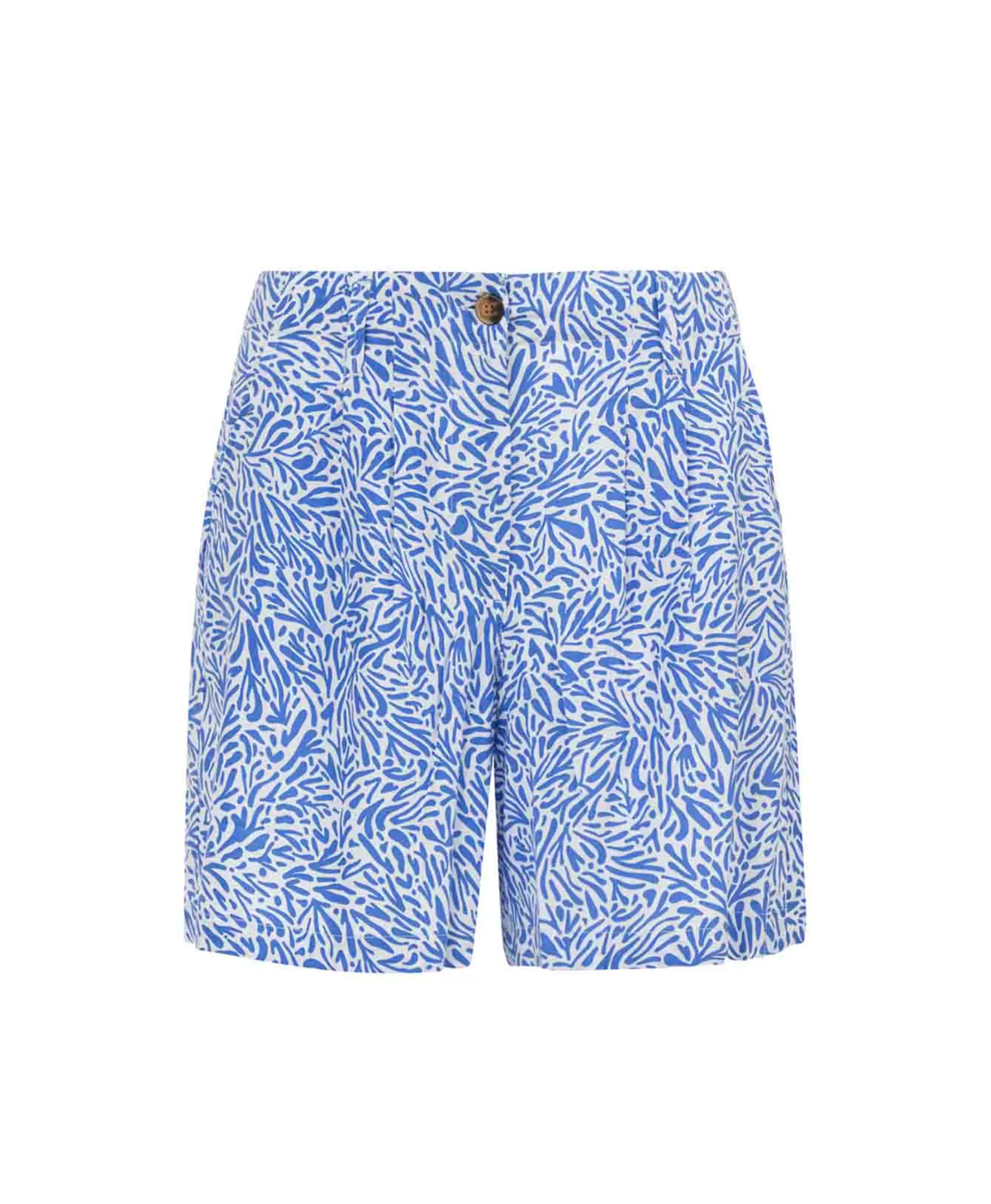 SHORT IMPRIME BLEU VOISIE*Terre de Marins Clearance
