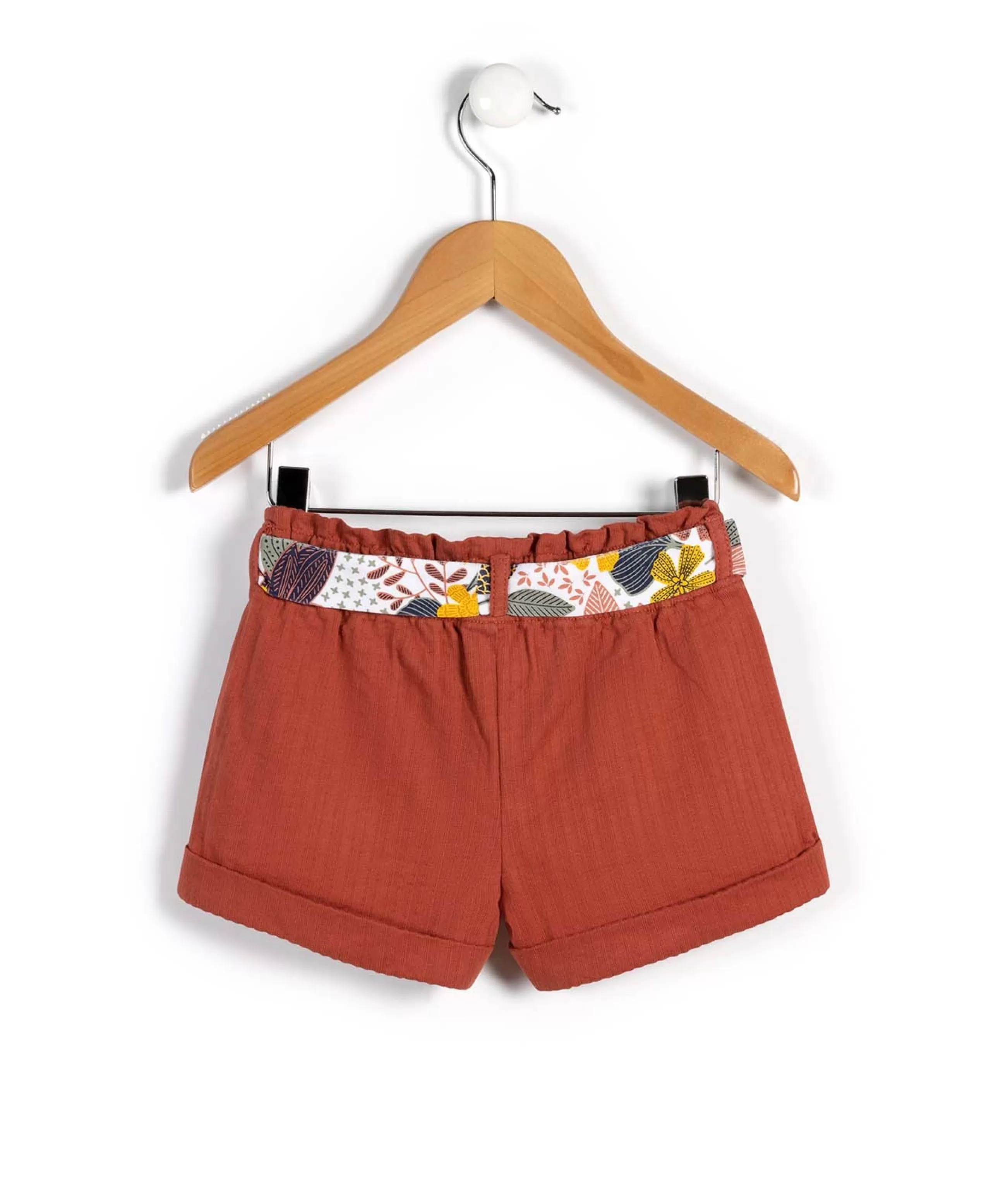 SHORT ORANGE TERRACOTTA BLANCHI CONDOR*Terre de Marins New