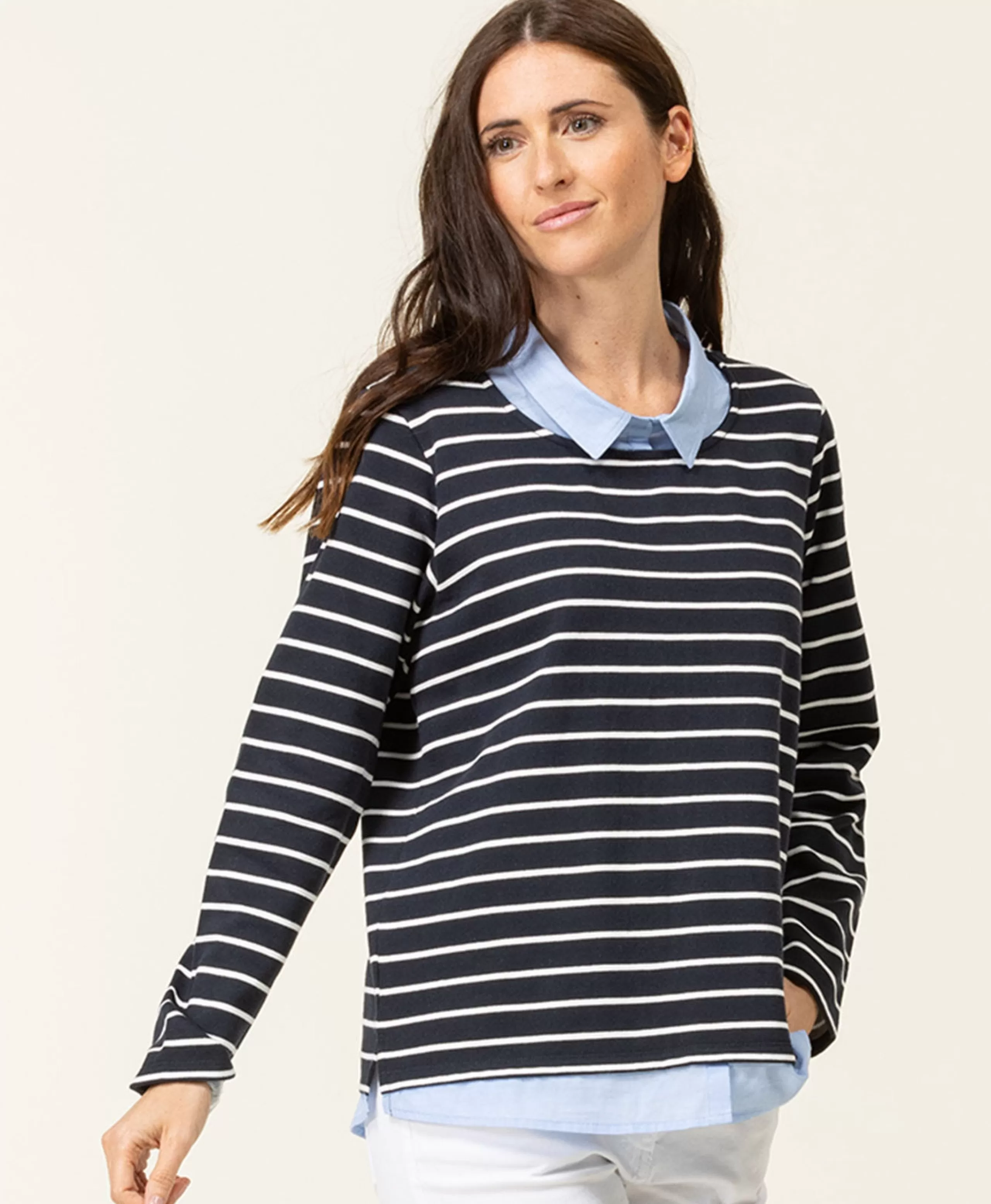 SWEAT FOND INDIGO RAYE NATUREL CARALY*Terre de Marins Hot