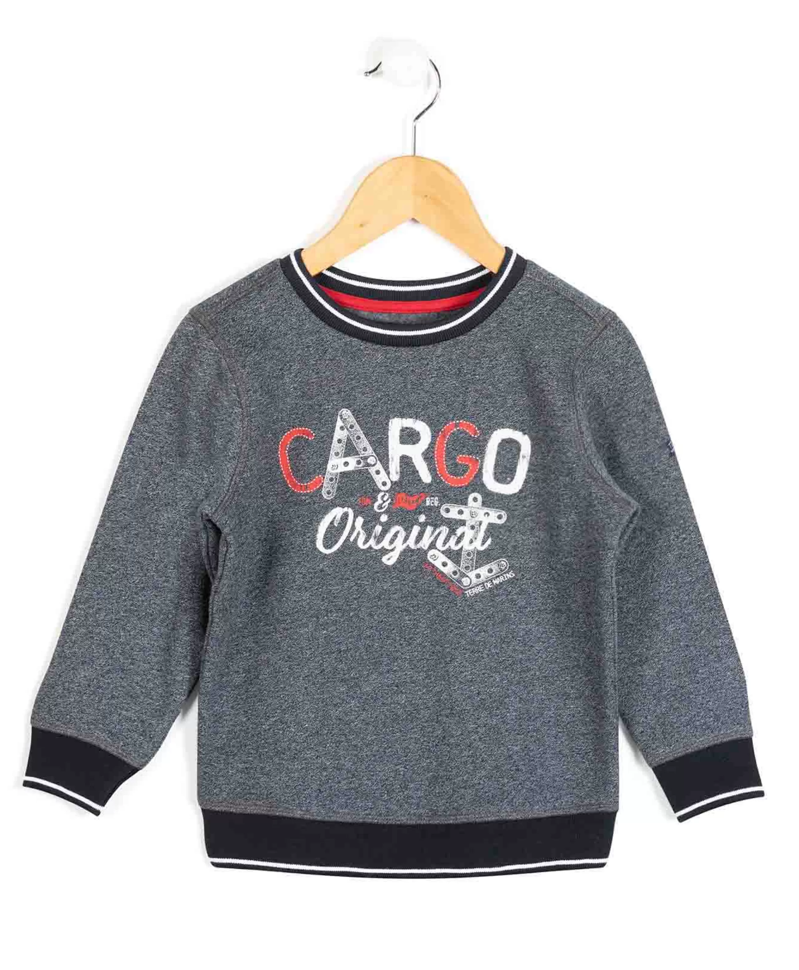 SWEAT INDIGO CHINE DELTASI*Terre de Marins New