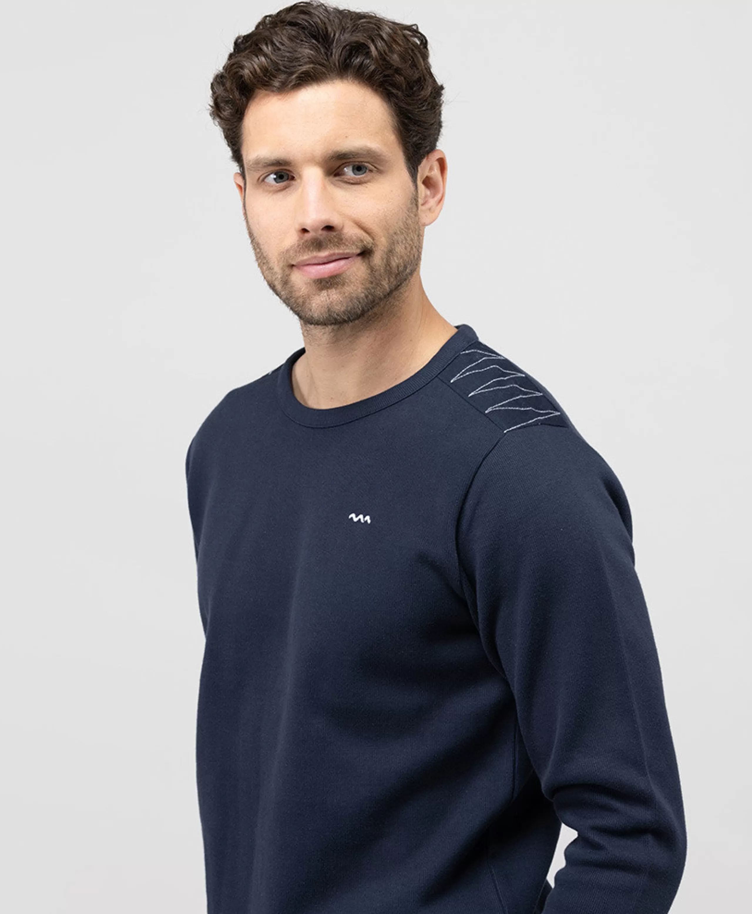 SWEAT INDIGO GARIN*Terre de Marins Sale