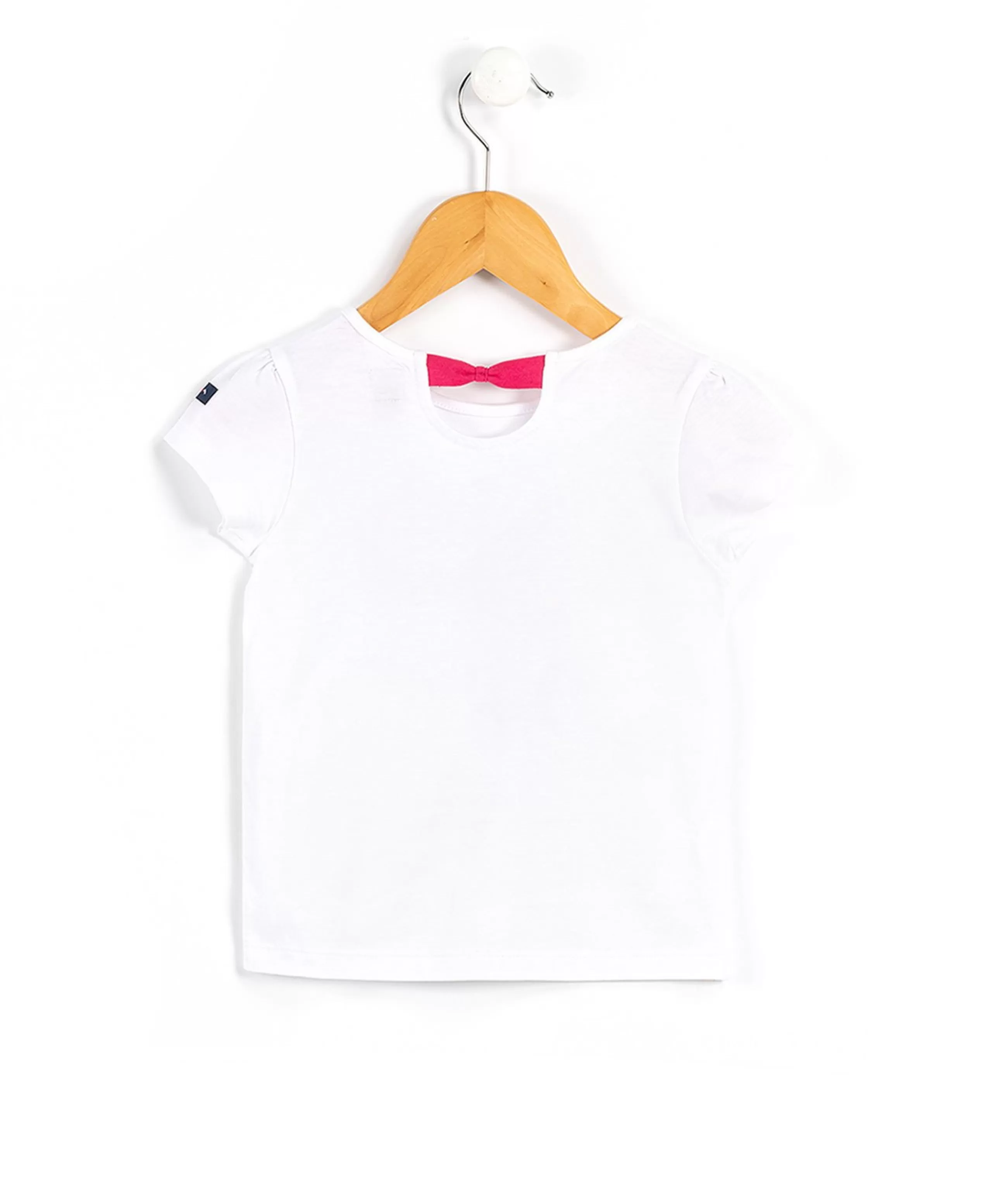 TEE SHIRT MC BLANC / ROSE ASTRA*Terre de Marins Best Sale
