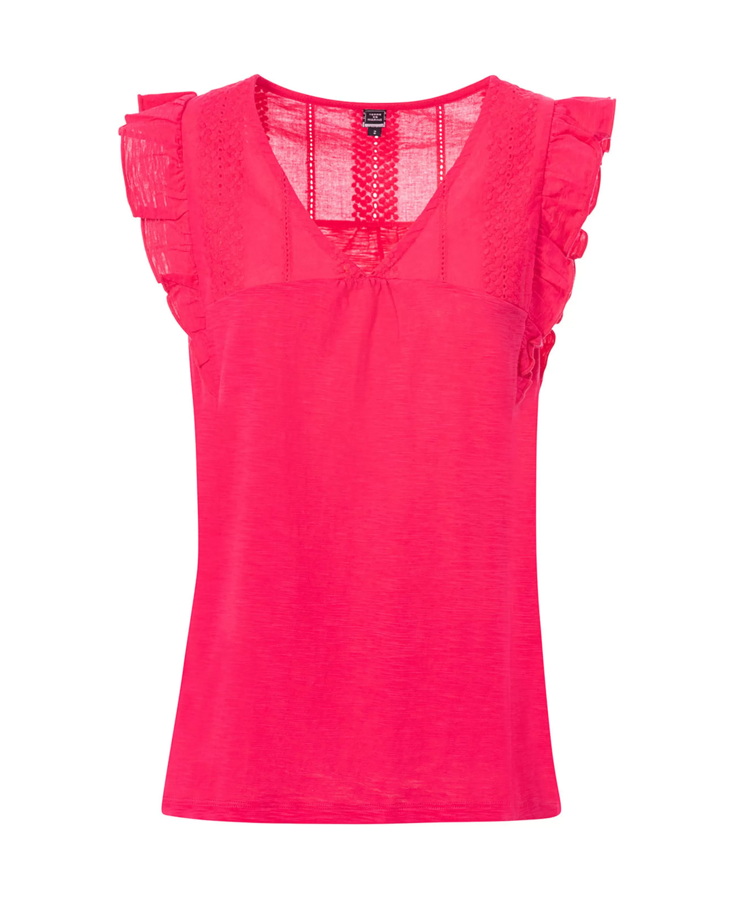 TEE SHIRT MC HIBISCUS ARUM*Terre de Marins Flash Sale