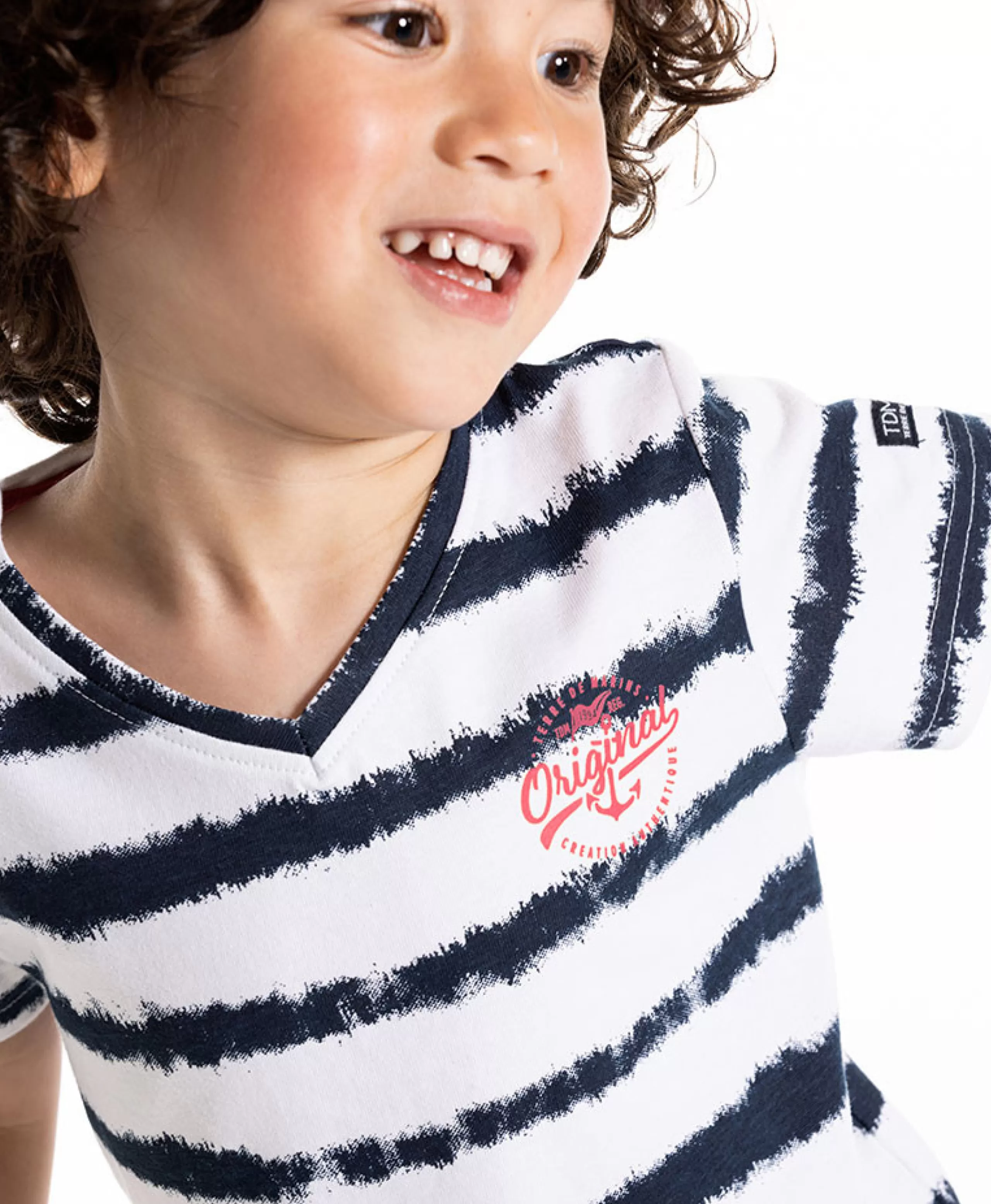 TEE SHIRT MC IMPRIME NATUREL DOKISA*Terre de Marins Cheap