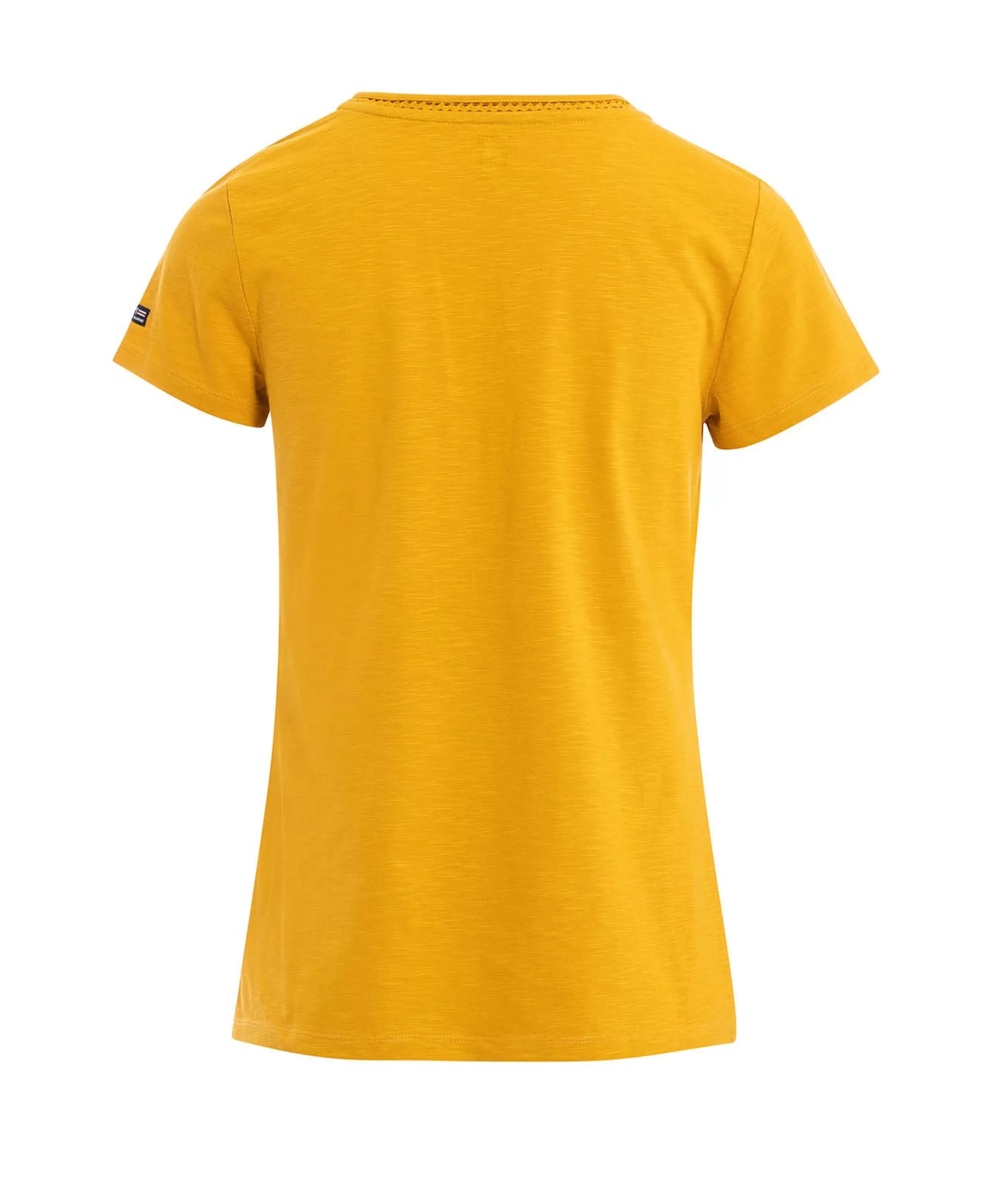 TEE SHIRT MC JAUNE AMBRE VELODE*Terre de Marins Shop