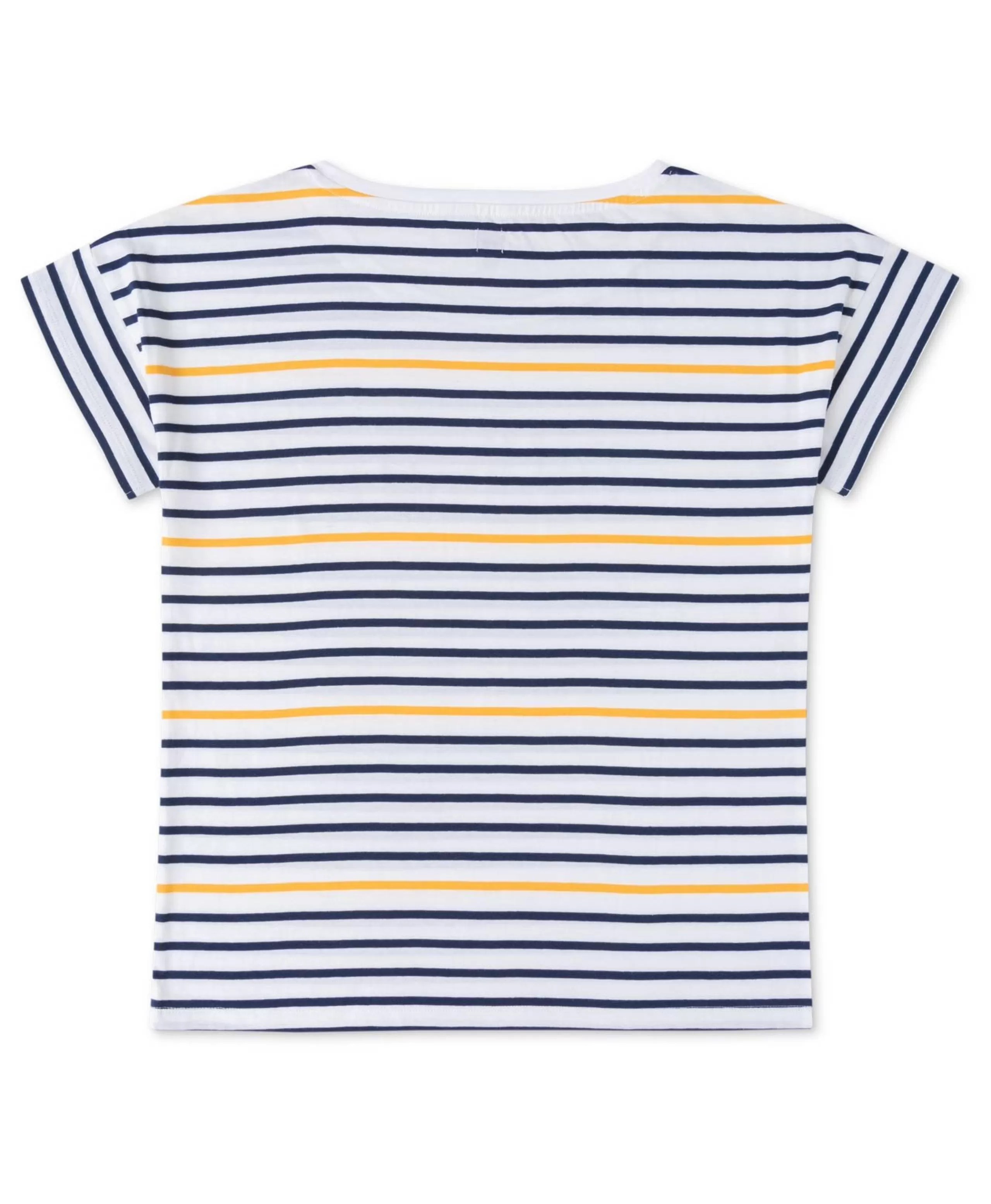 TEE SHIRT MC RAYE JAUNE ASMAR*Terre de Marins Shop