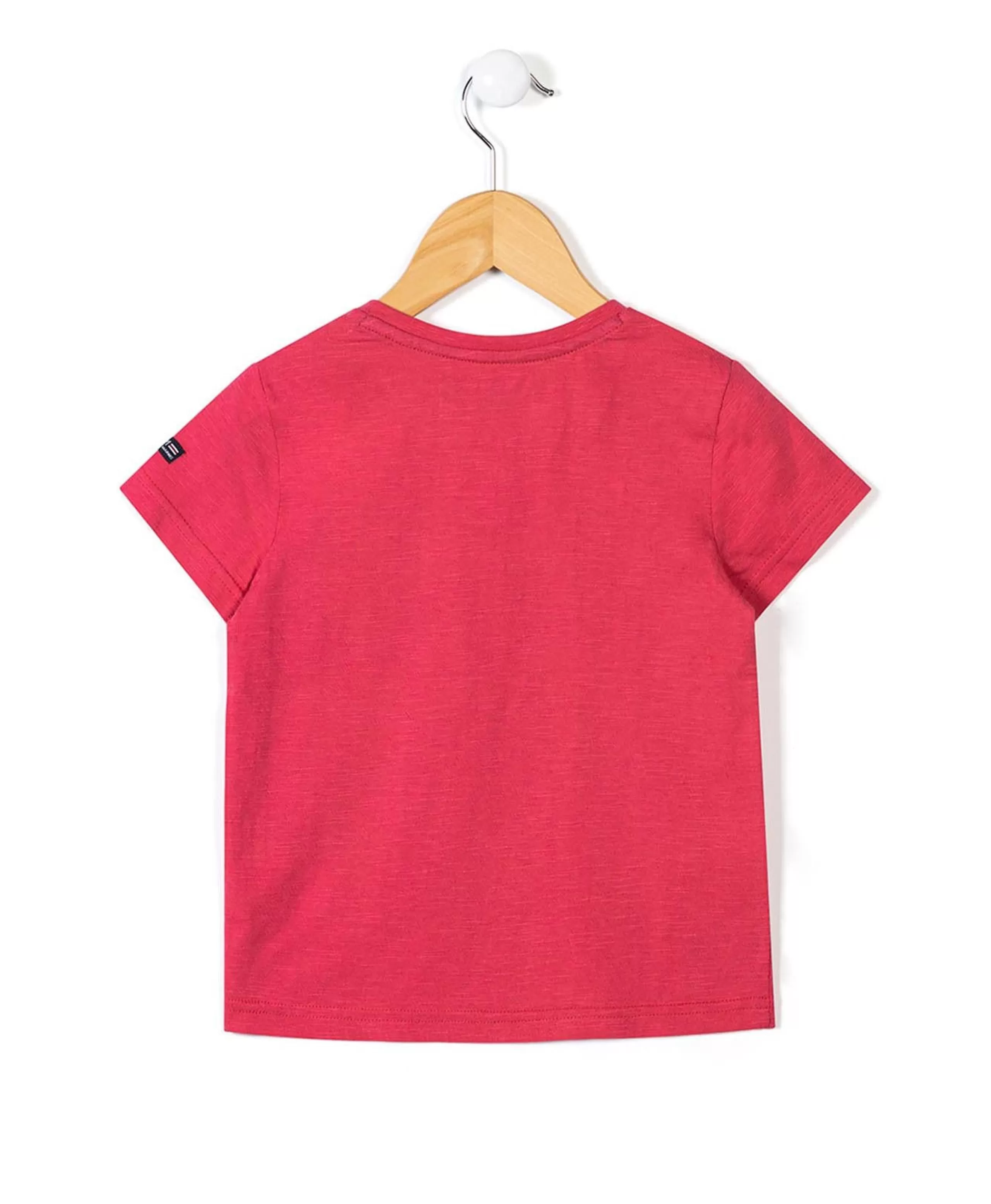 TEE SHIRT MC ROUGE COQUELICOT CAPLA*Terre de Marins Store