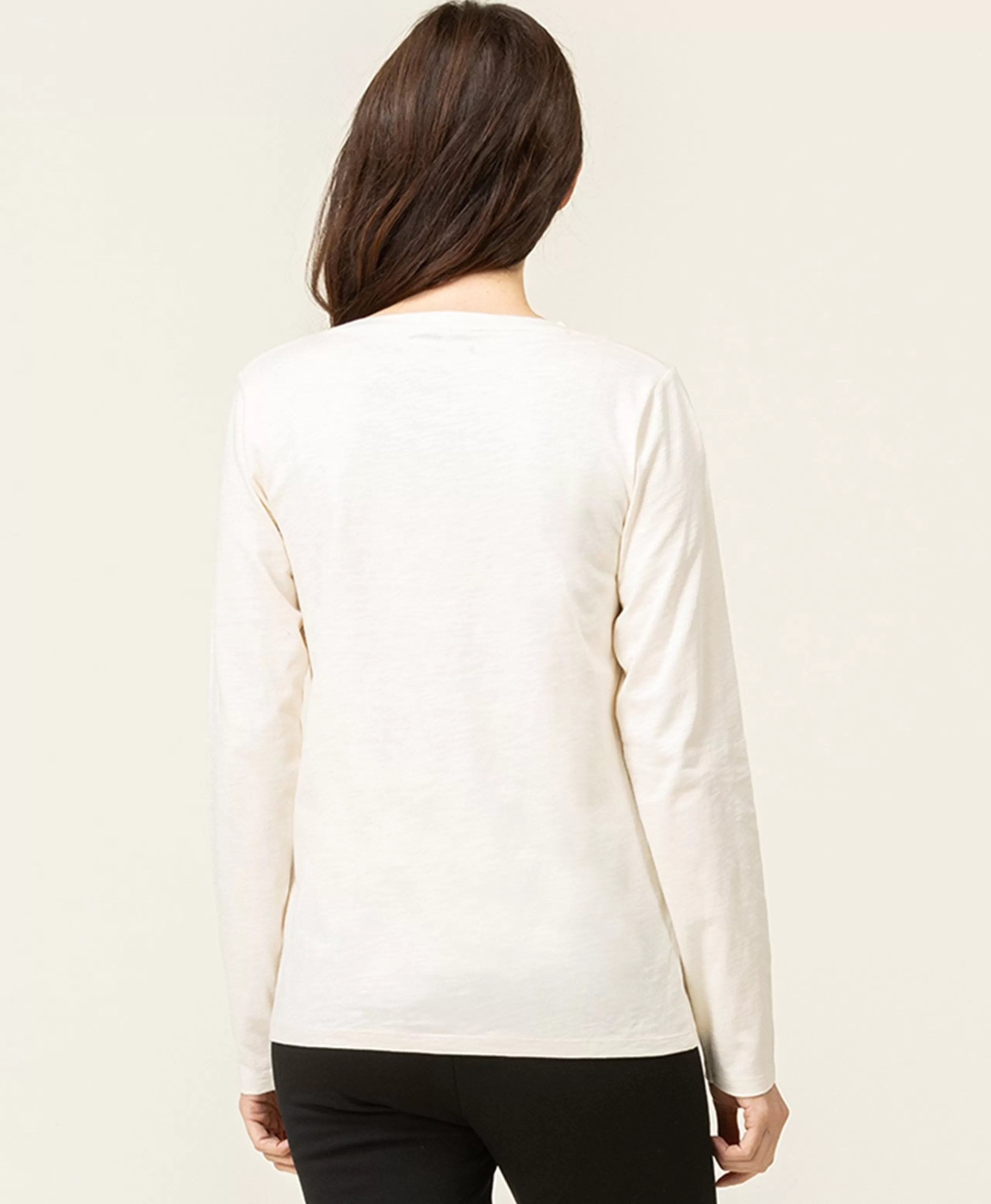 TEE SHIRT ML GREGE TIGRINE*Terre de Marins Shop