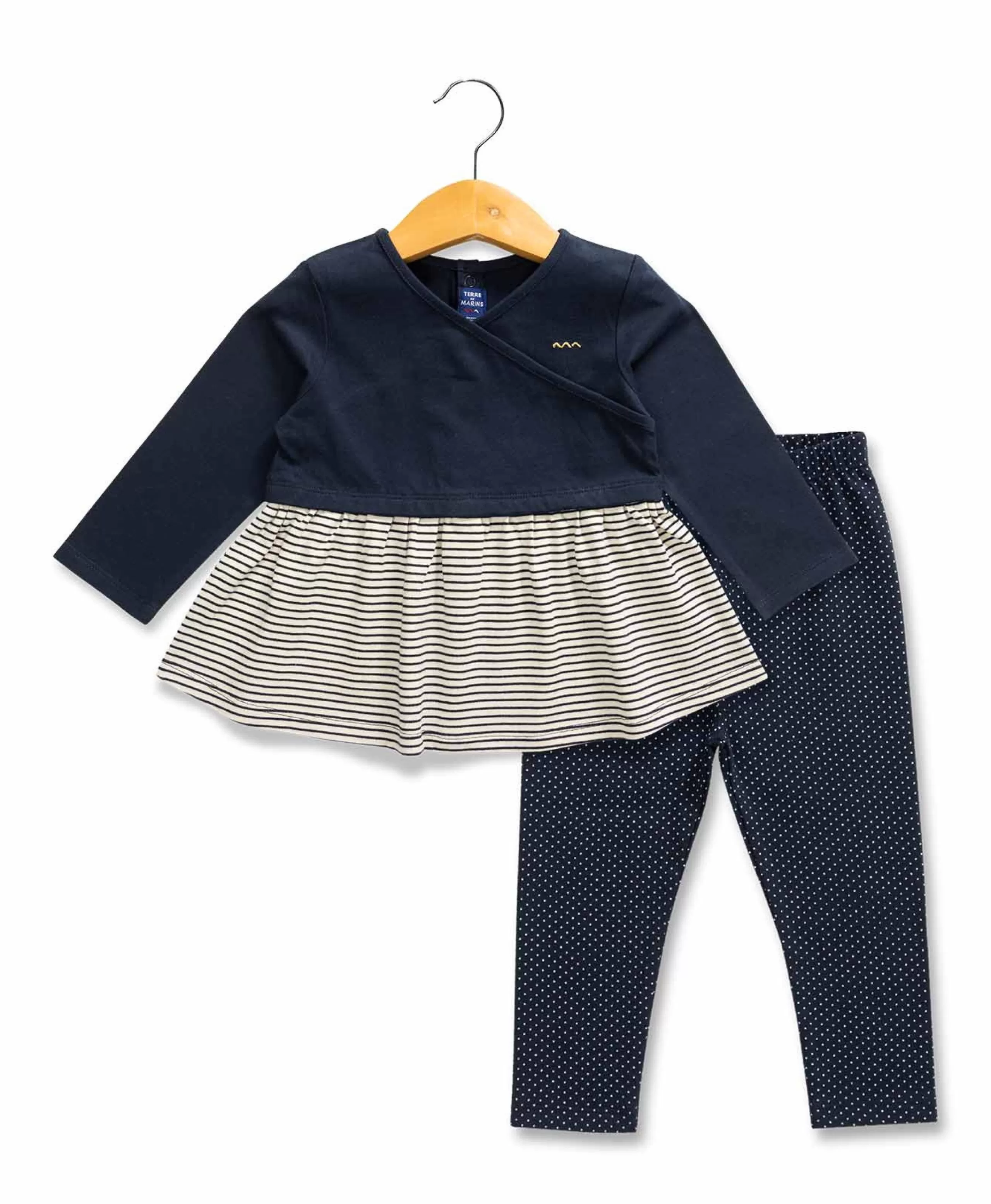 TUNIQUE + LEGGINGS INDIGO EFANTINE*Terre de Marins Cheap