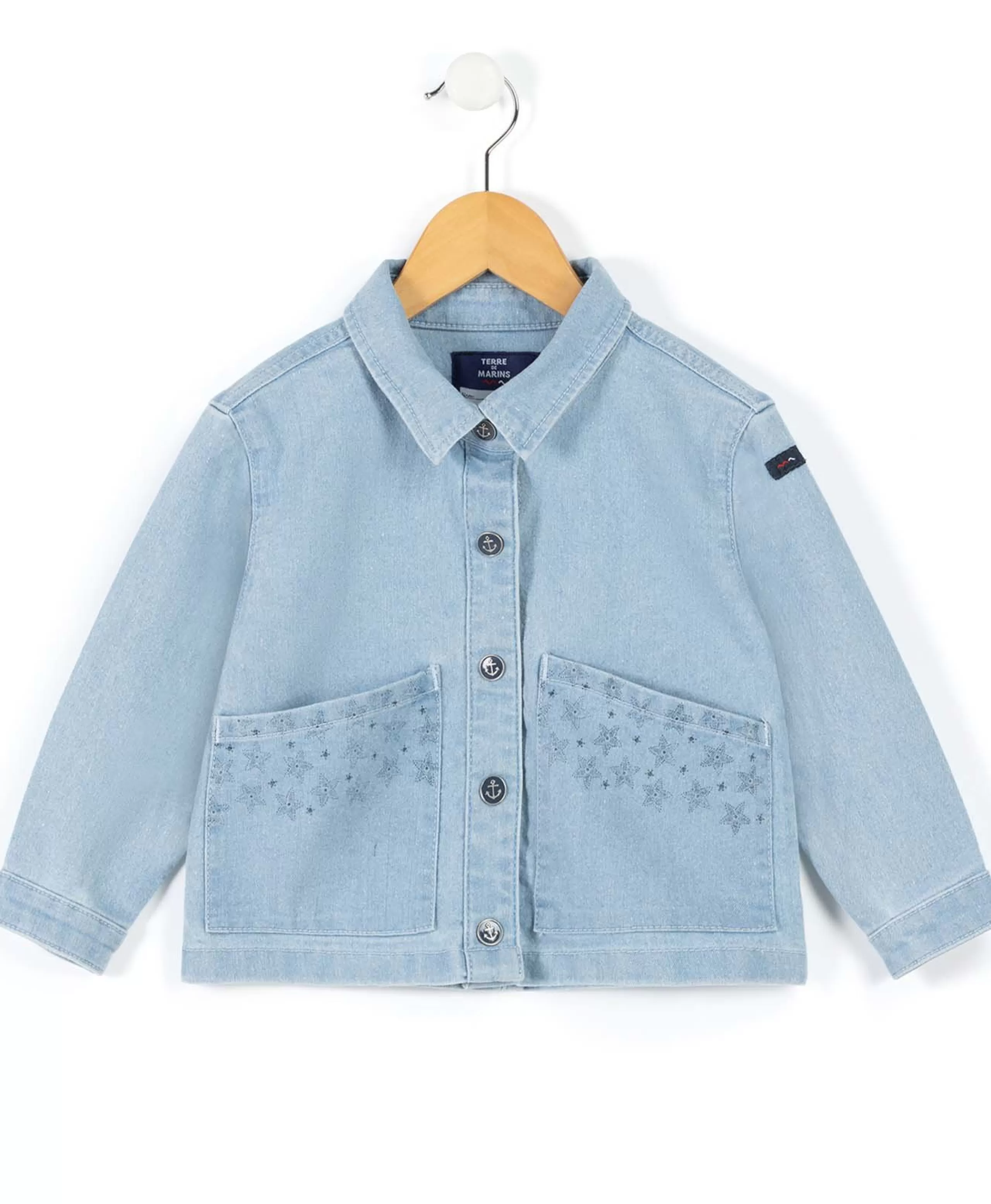 VESTE ML DENIM CLAIR JOANHA*Terre de Marins Best