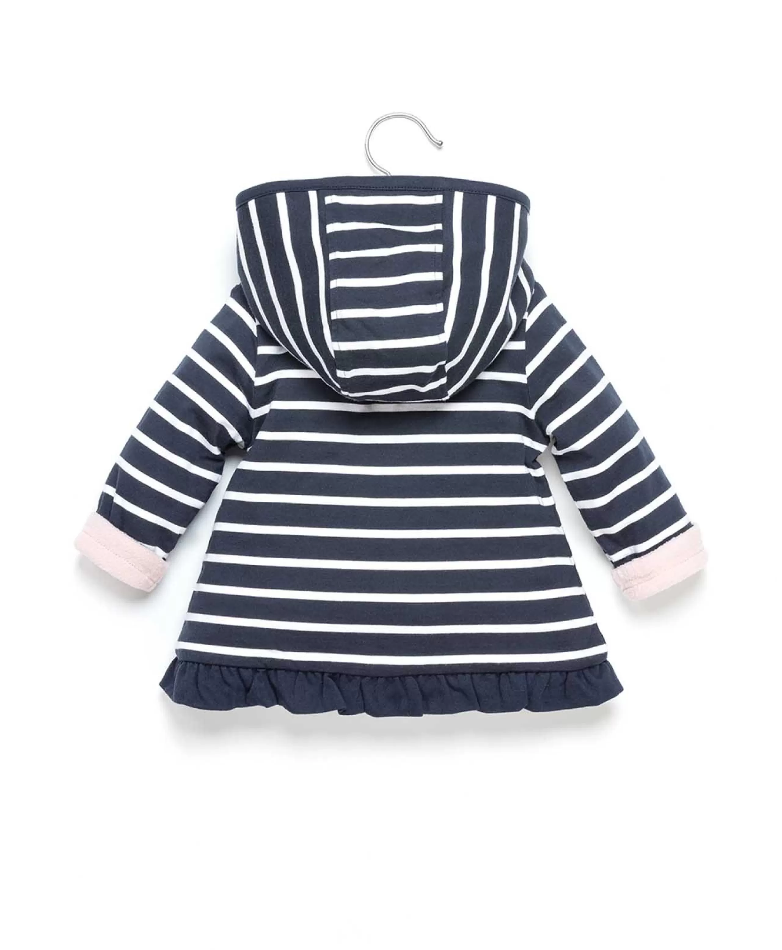VESTE ML FOND INDIGO RAYE BLANC PANGILA*Terre de Marins Online