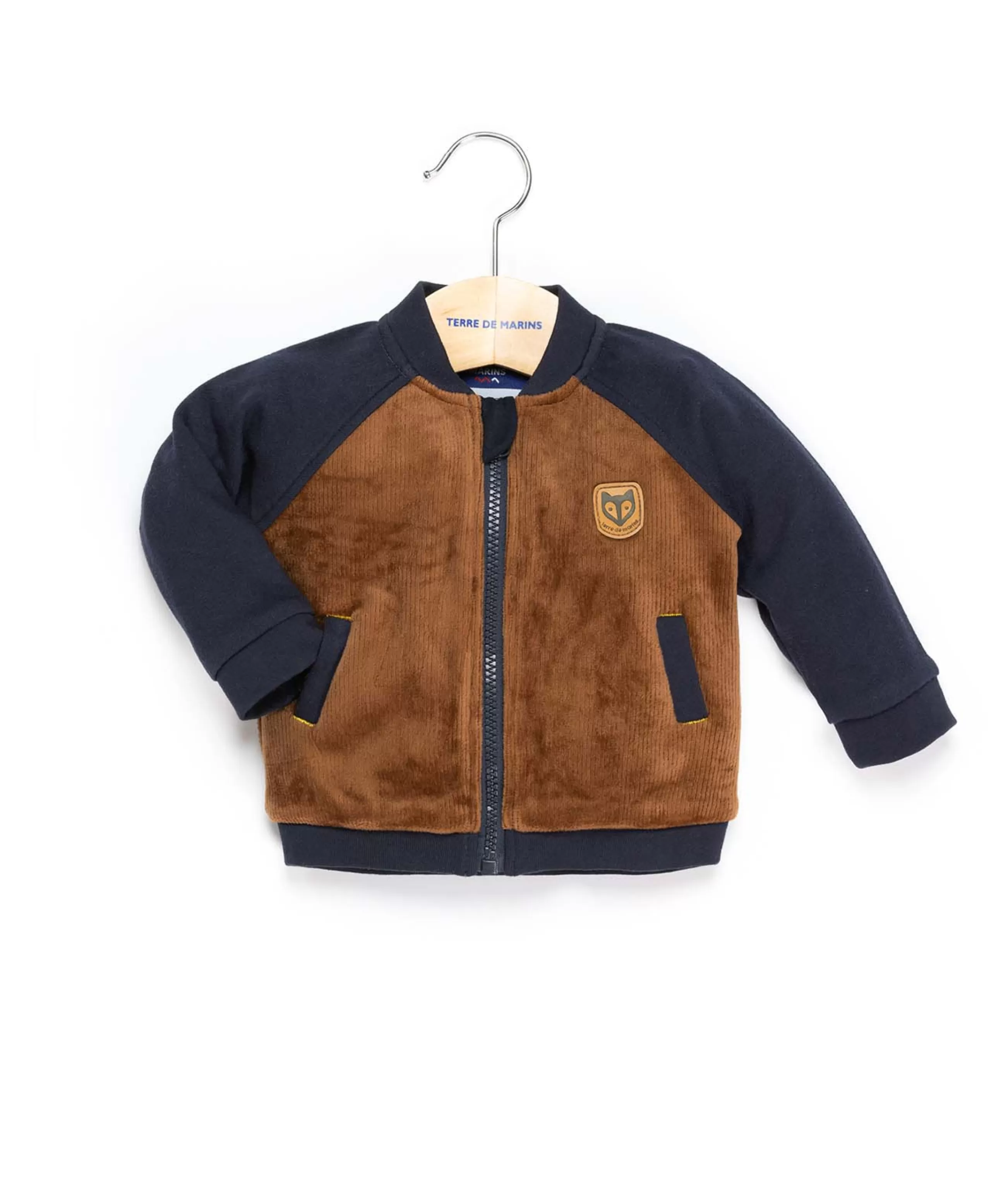 VESTE ML INDIGO/ ACAJOU LAVEST*Terre de Marins Online