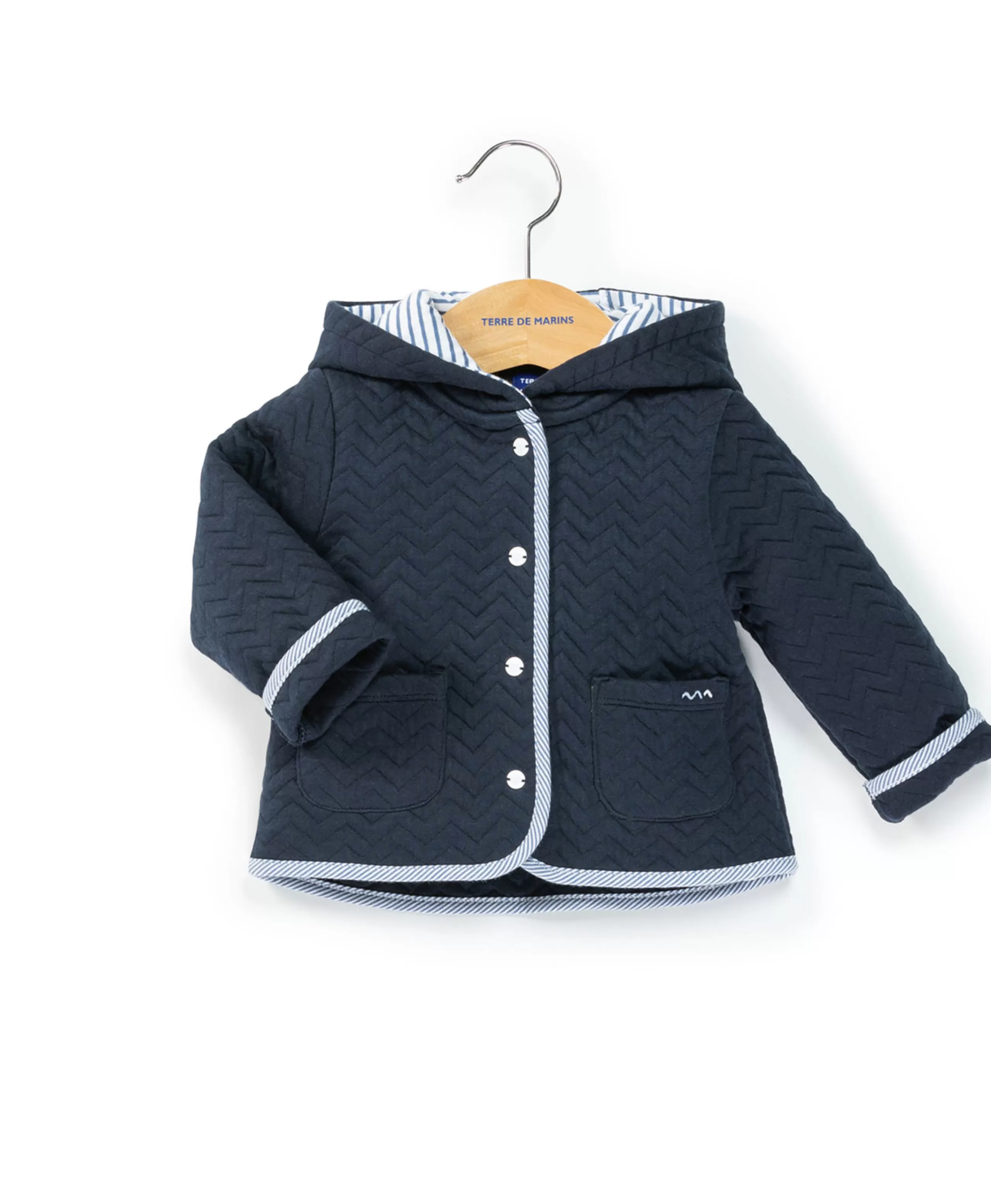 VESTE ML INDIGO COULINI*Terre de Marins Cheap