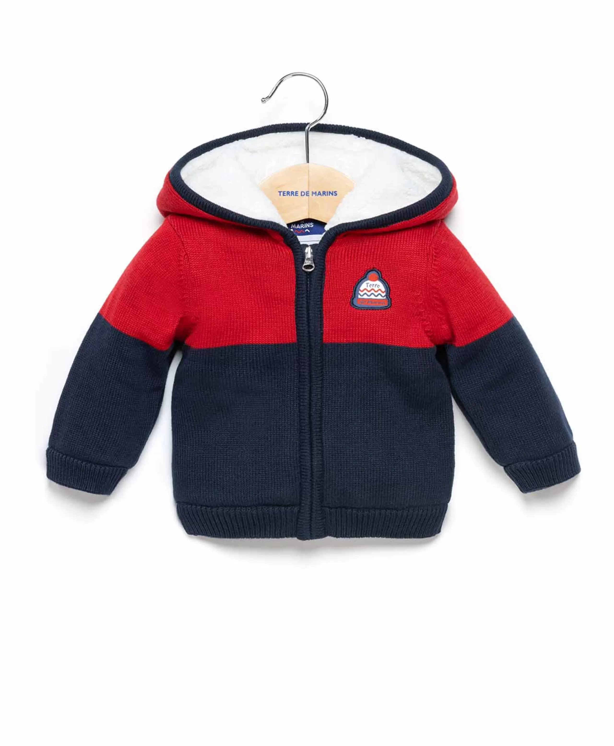 VESTE ML INDIGO/ ROUGE RUBIS ITOLI*Terre de Marins Best Sale