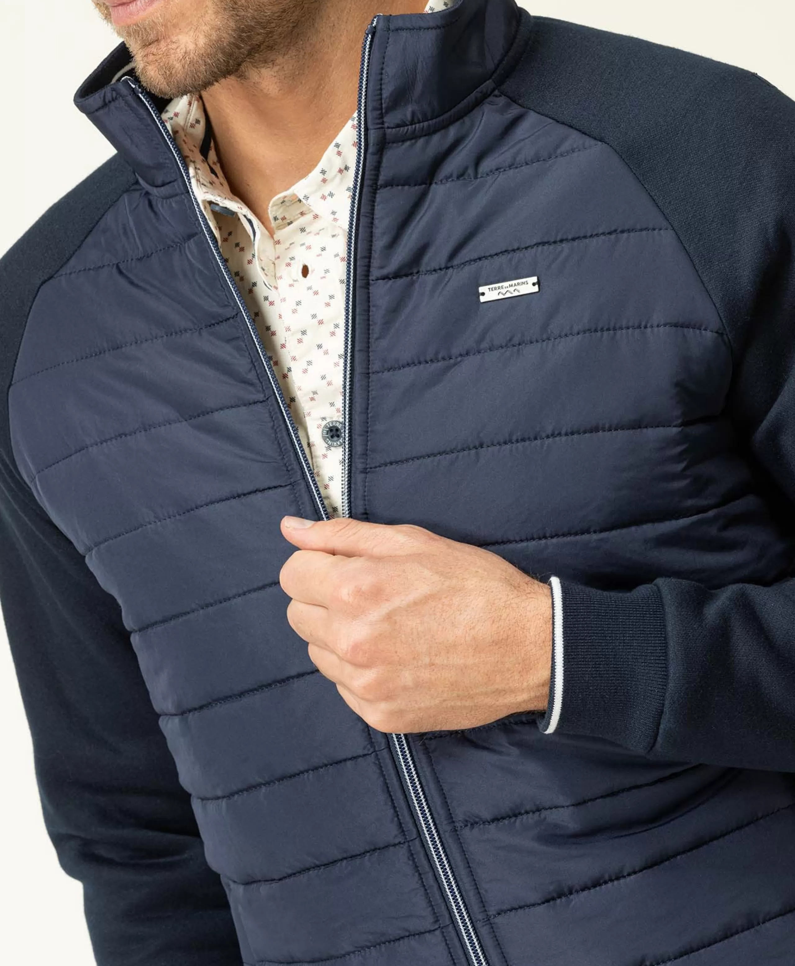 VESTE ML INDIGO VEQUAR*Terre de Marins Outlet