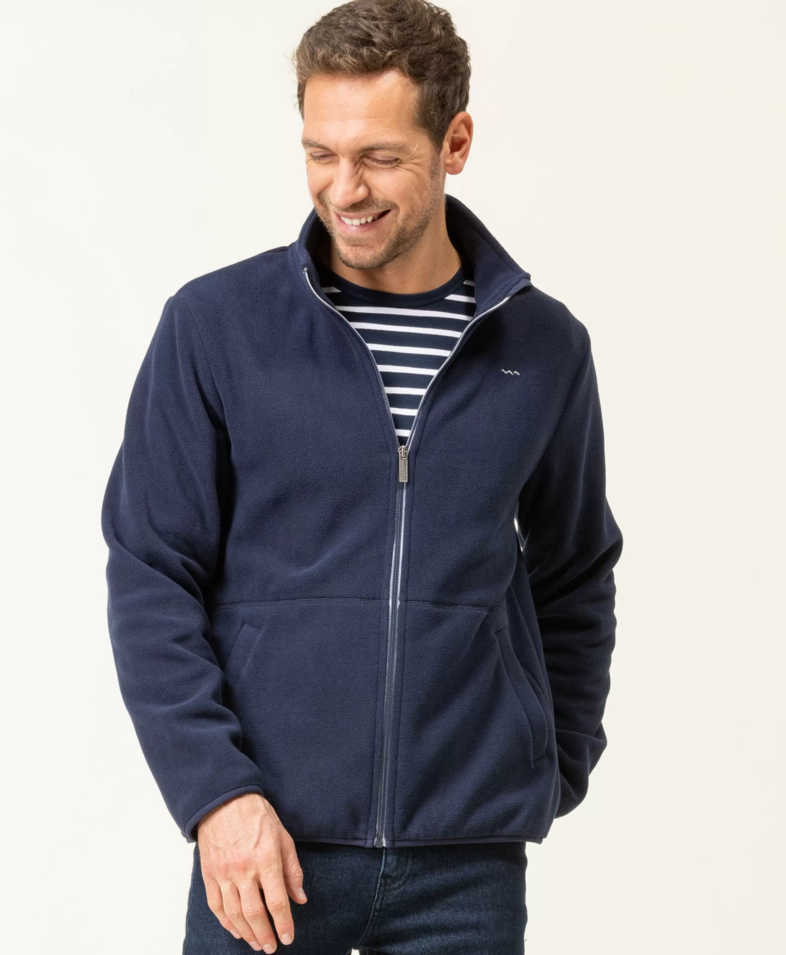 VESTE ML INDIGO VICTOR*Terre de Marins Discount