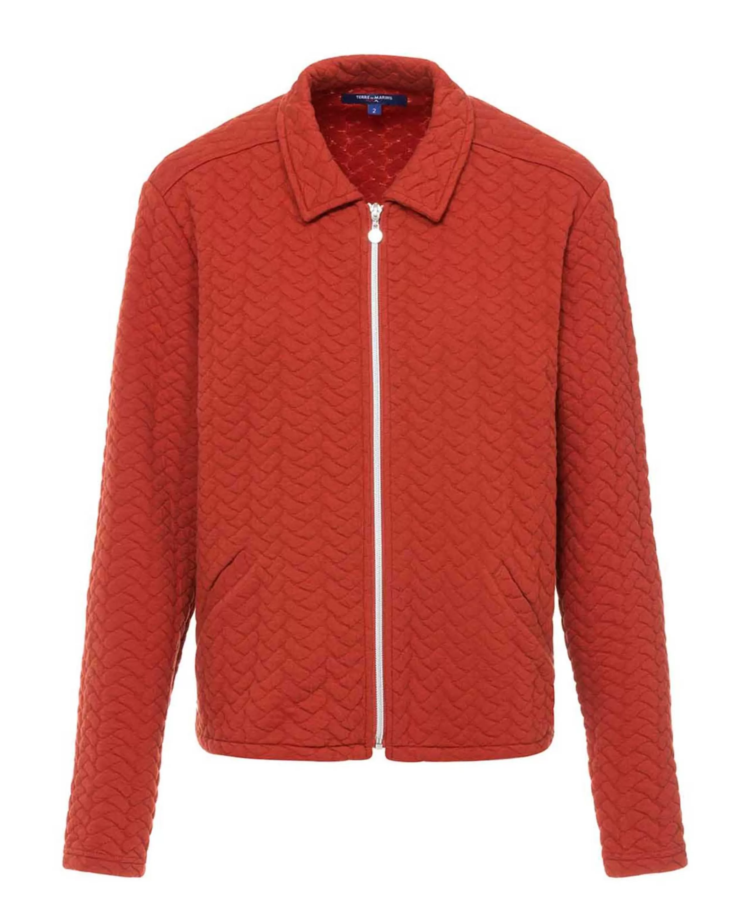 VESTE ML ROUGE ARGILE LIVES*Terre de Marins Online