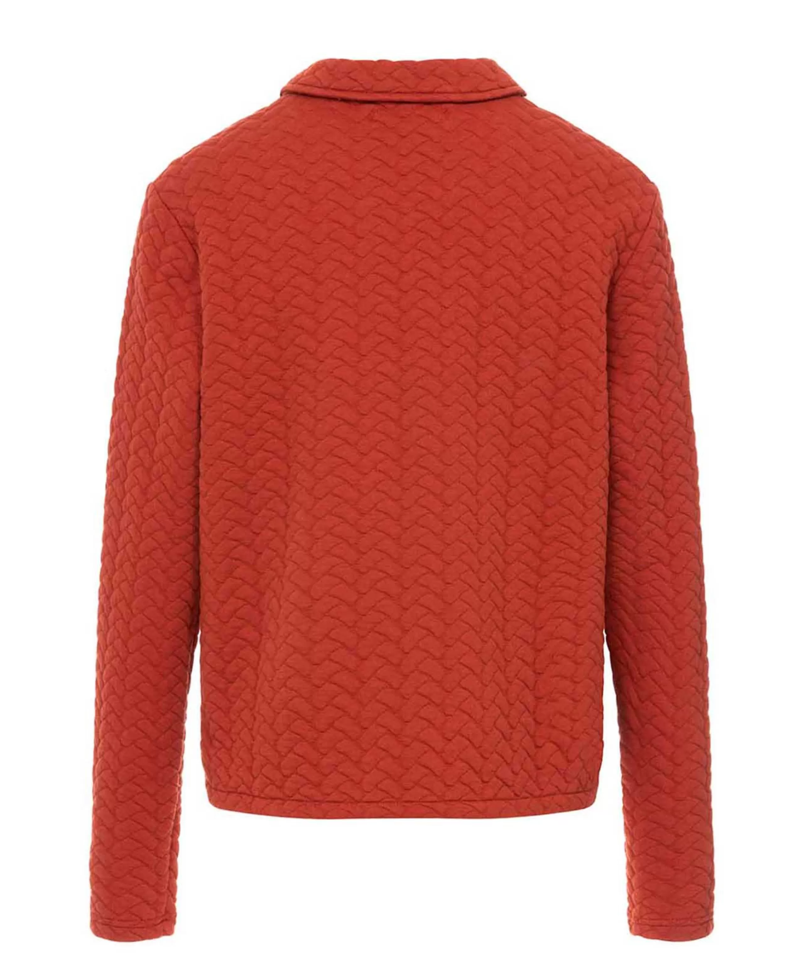 VESTE ML ROUGE ARGILE LIVES*Terre de Marins Online