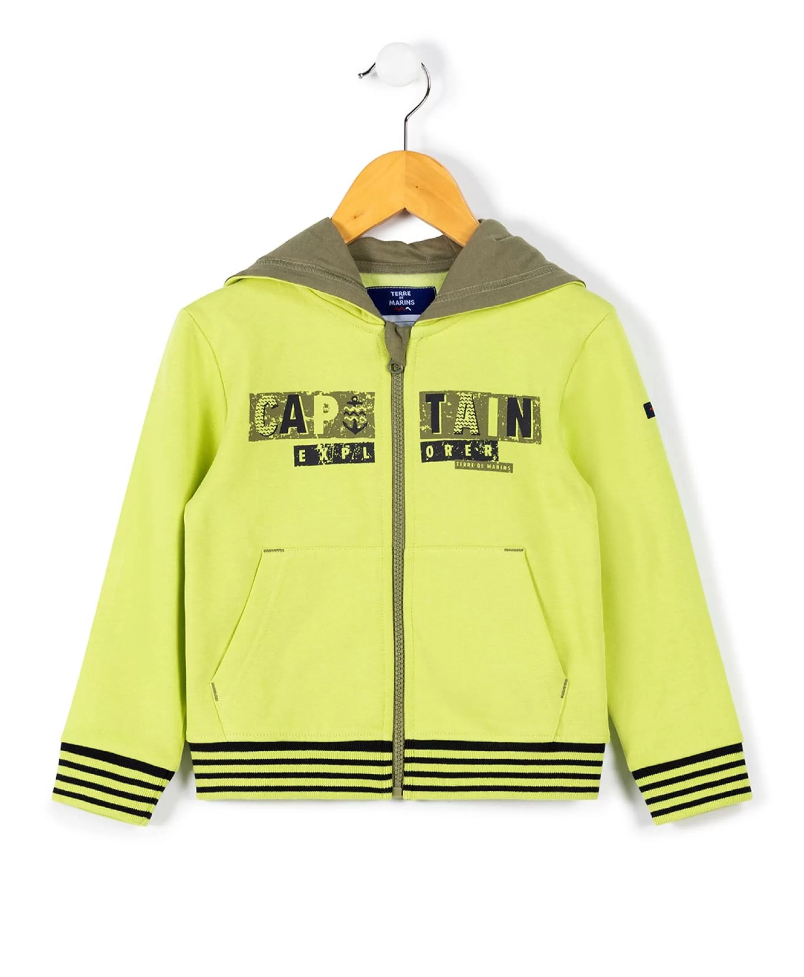 VESTE ML VERT CITRON JOVIC*Terre de Marins Sale