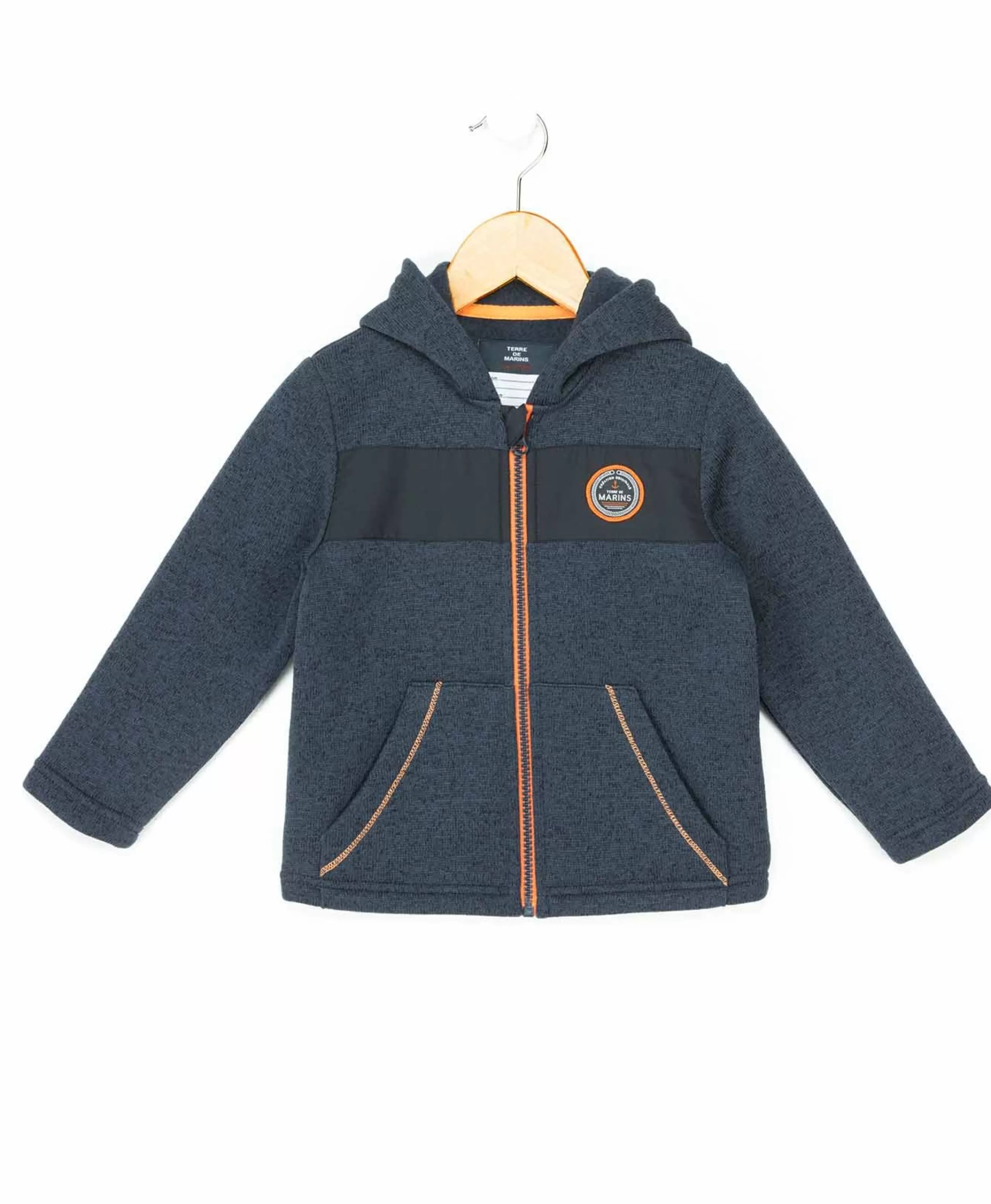 VESTE POLAIRE BLEU BILOY*Terre de Marins Discount