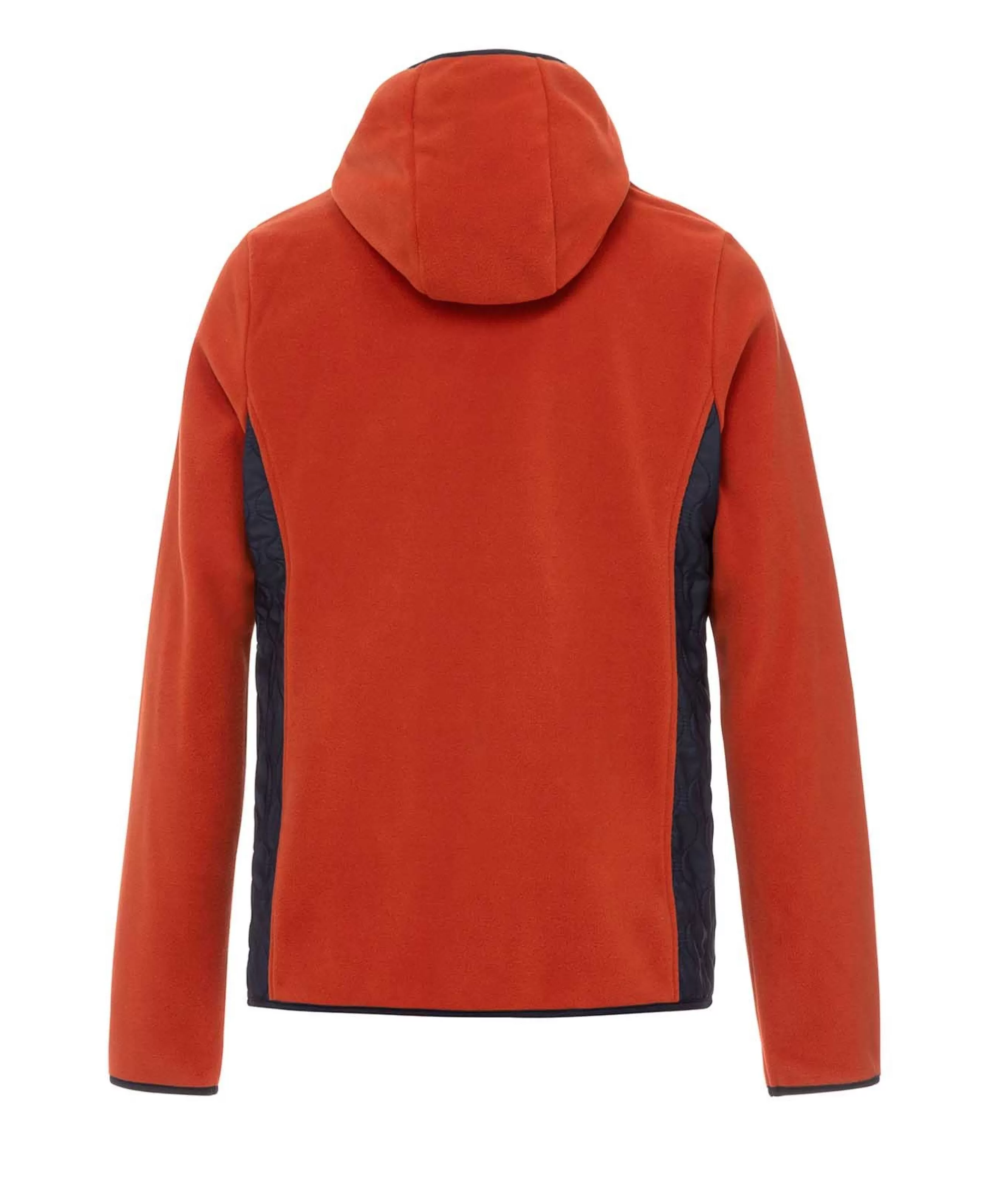 VESTE POLAIRE ROUGE BRIQUE NECAR*Terre de Marins Clearance